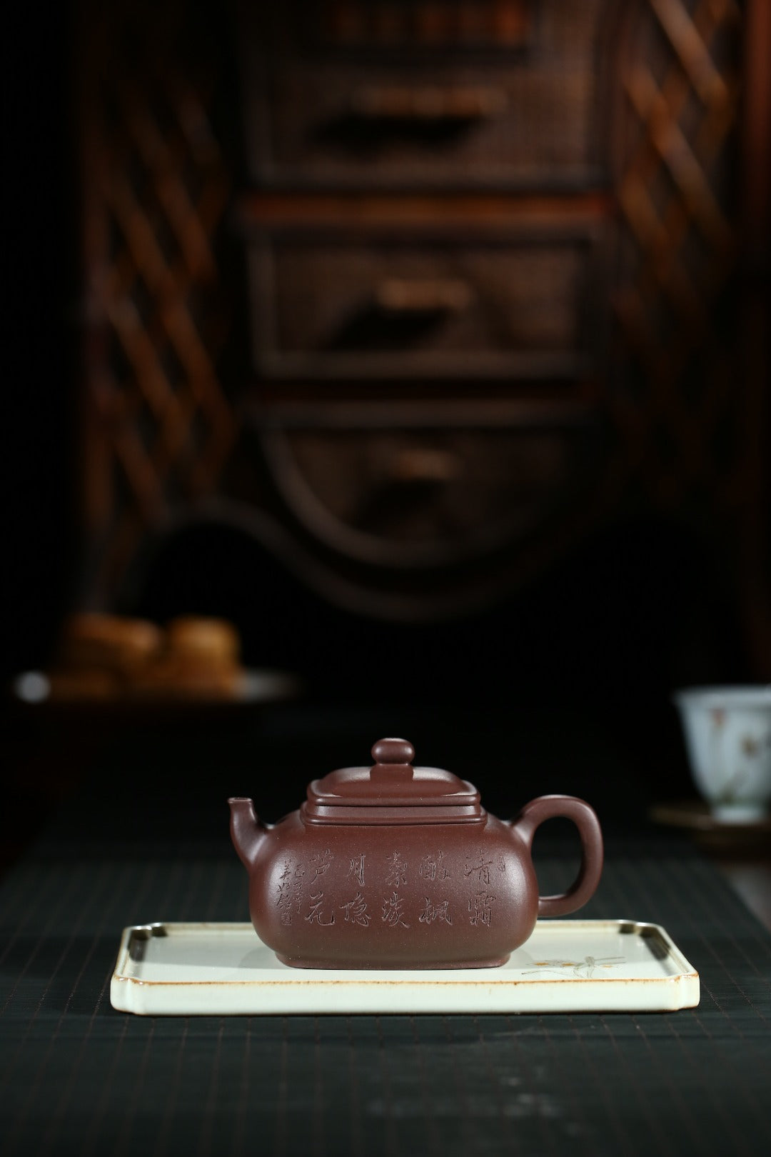 全手工制作【憨方】曹美好 (国家级工艺美术师)原矿紫泥 容量270cc