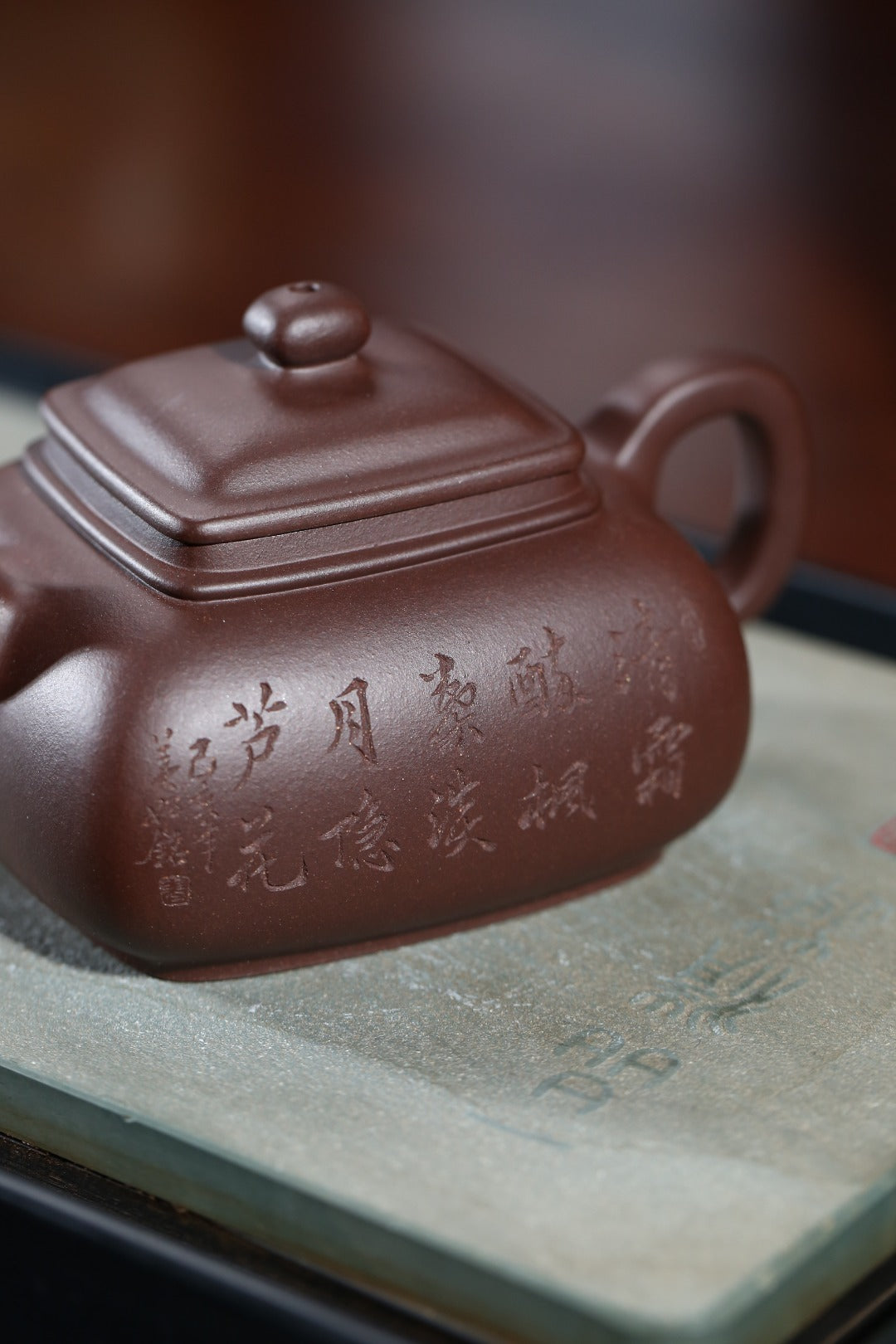 全手工制作【憨方】曹美好 (国家级工艺美术师)原矿紫泥 容量270cc