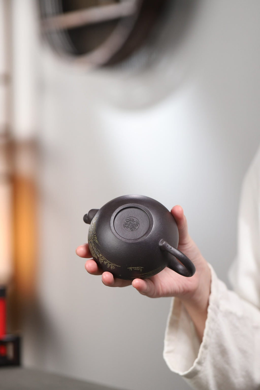 【载福】 泥料 原矿黑料 容量 210cc 孔数 7孔