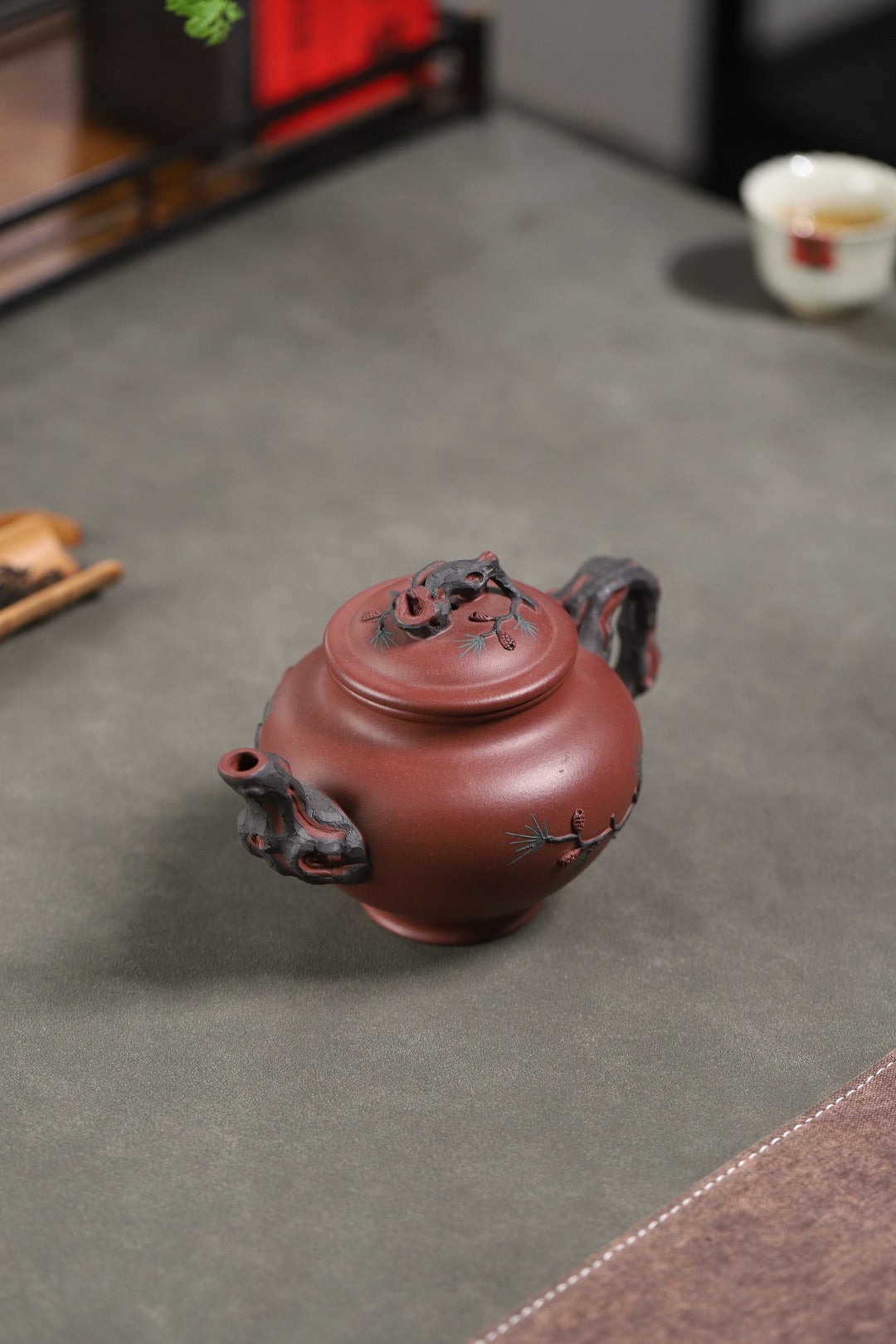 【松报春】许益军（国家级工艺美术师）原矿紫泥 容量500cc