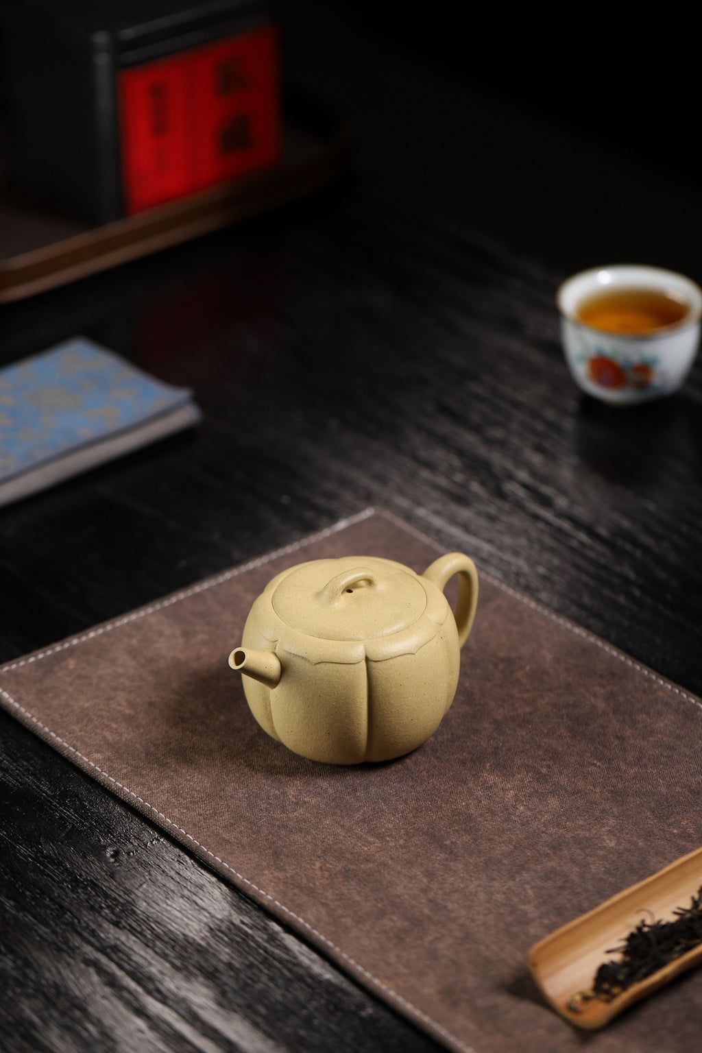 【南瓜壶】方华萍（研究员级高级工艺美术师）原矿本山绿 容量 230cc - ZishaTeapotChina