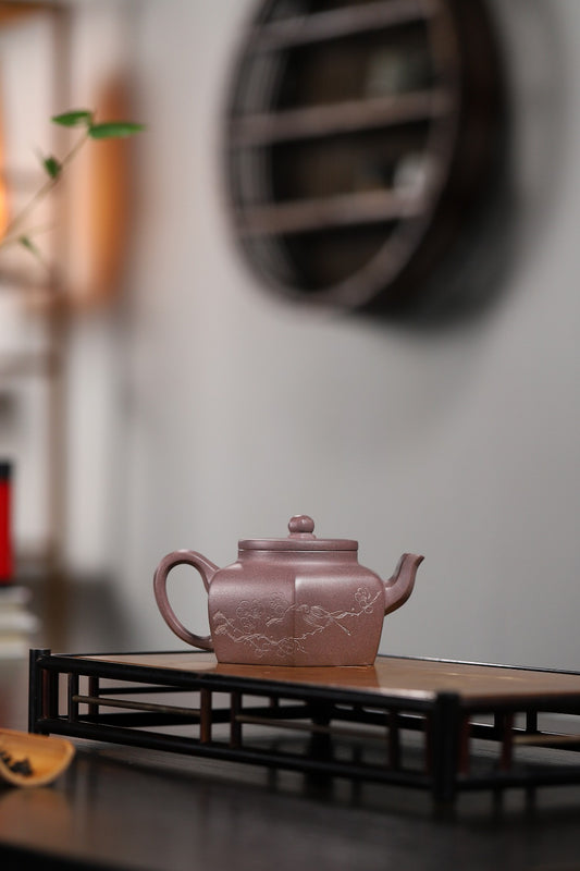 【六方清趣】 泥料 原矿青灰泥 容量 300cc  孔数 7孔