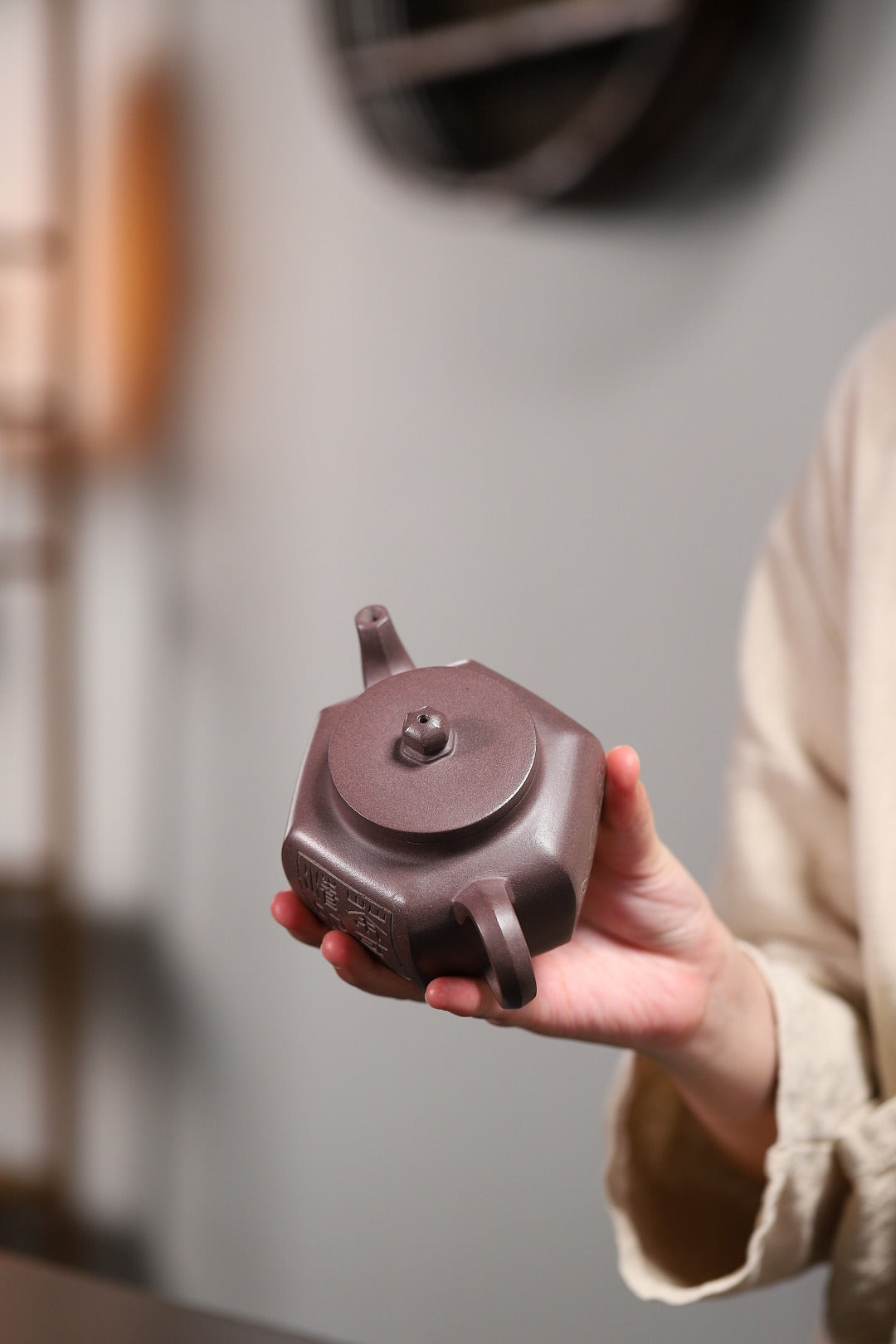【六方清趣】 泥料 原矿青灰泥 容量 300cc  孔数 7孔