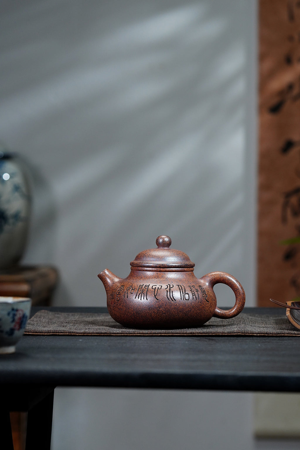 邱爽 | 范泽锋高徒·省大师紫砂潜力重器【容天壶】原矿极品龙骨金砂·370cc