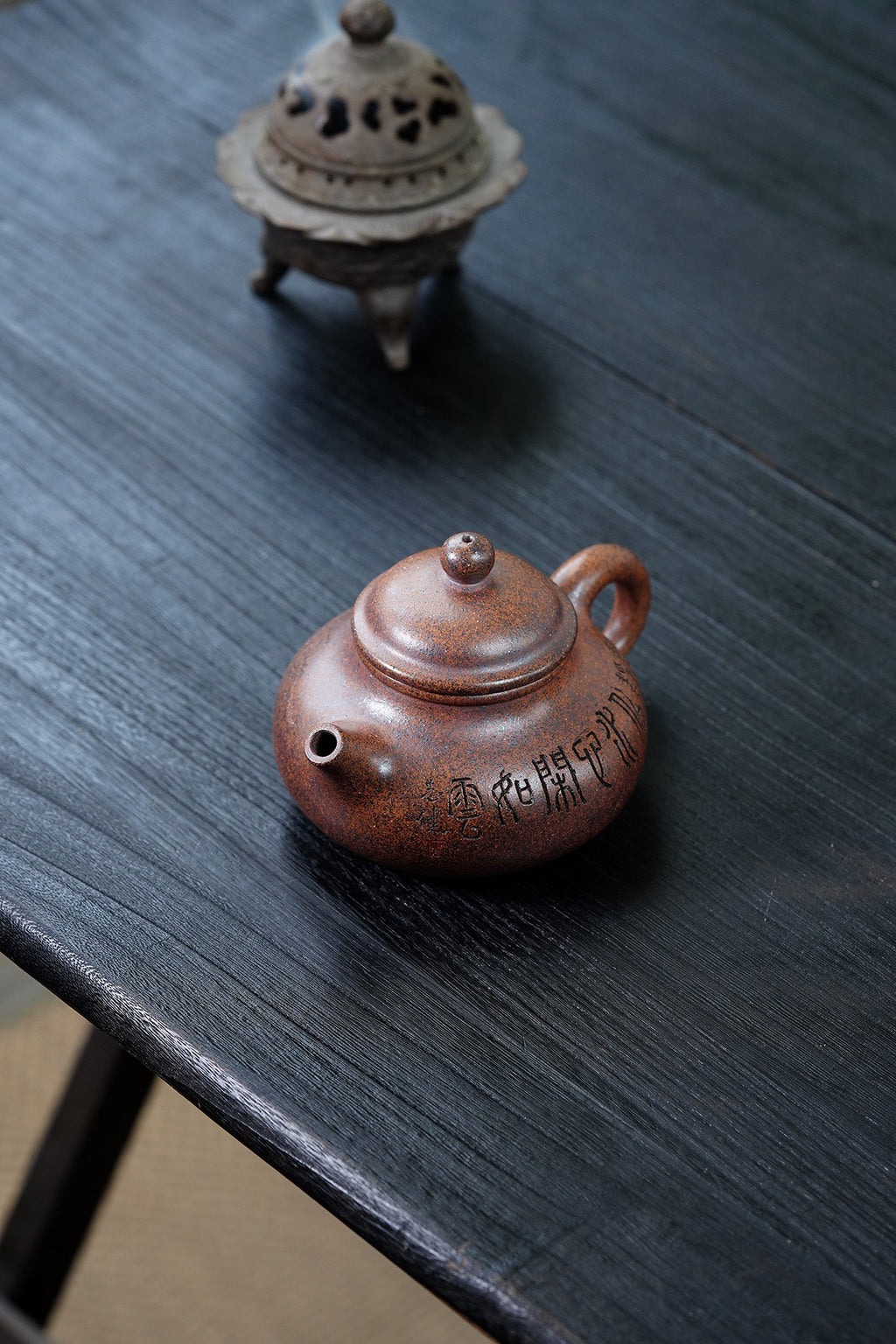 邱爽 | 范泽锋高徒·省大师紫砂潜力重器【容天壶】原矿极品龙骨金砂·370cc