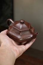 耿浩·方器臻藏 ·著名方器巨匠臻品·《闲者六方壶》原矿极品羊角山紫泥·260cc