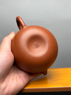 蒋琰滨大师·紫砂重器臻品【一团和气壶】刀笔双绝 原矿极品清水泥·300cc &nbsp;(卡真金丝孤品)