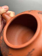 蒋琰滨大师·紫砂重器臻品【一团和气壶】刀笔双绝 原矿极品清水泥·300cc &nbsp;(卡真金丝孤品)