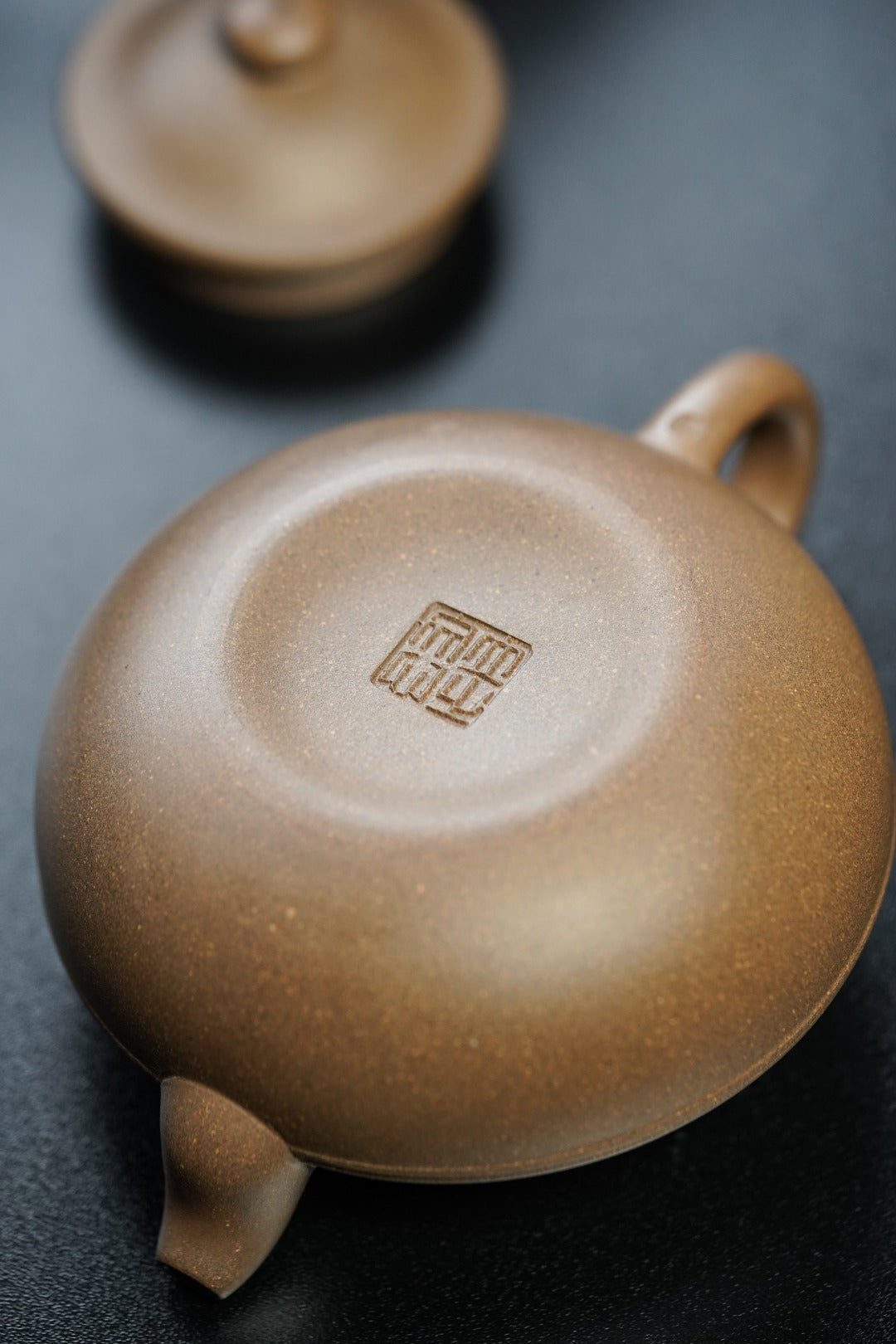 储立之大师 | 中国陶瓷艺术终身成就奖获得者重器【玉带壶】极品高温青段 260cc