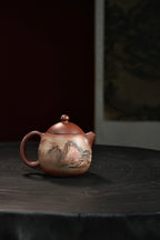 壶中观道·孤品珍藏 江建翔大师嫡传·杜益君扛鼎之作【大龙蛋壶】原矿极品底槽清· 600cc超大品 - ZishaTeapotChina
