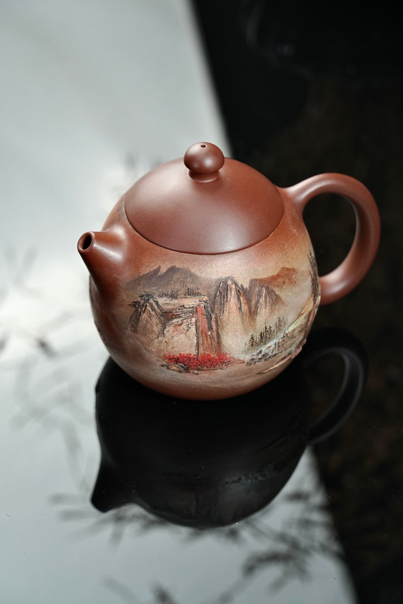 壶中观道·孤品珍藏 江建翔大师嫡传·杜益君扛鼎之作【大龙蛋壶】原矿极品底槽清· 600cc超大品