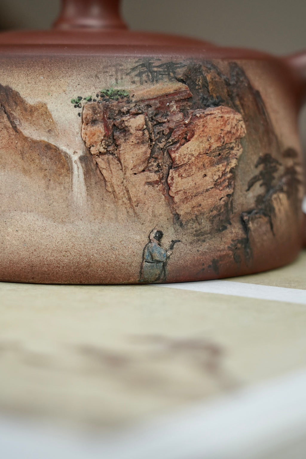 壶中观道·孤品珍藏 江建翔大师嫡传·杜益君扛鼎之作【天际壶】原矿极品底槽清·450cc - ZishaTeapotChina