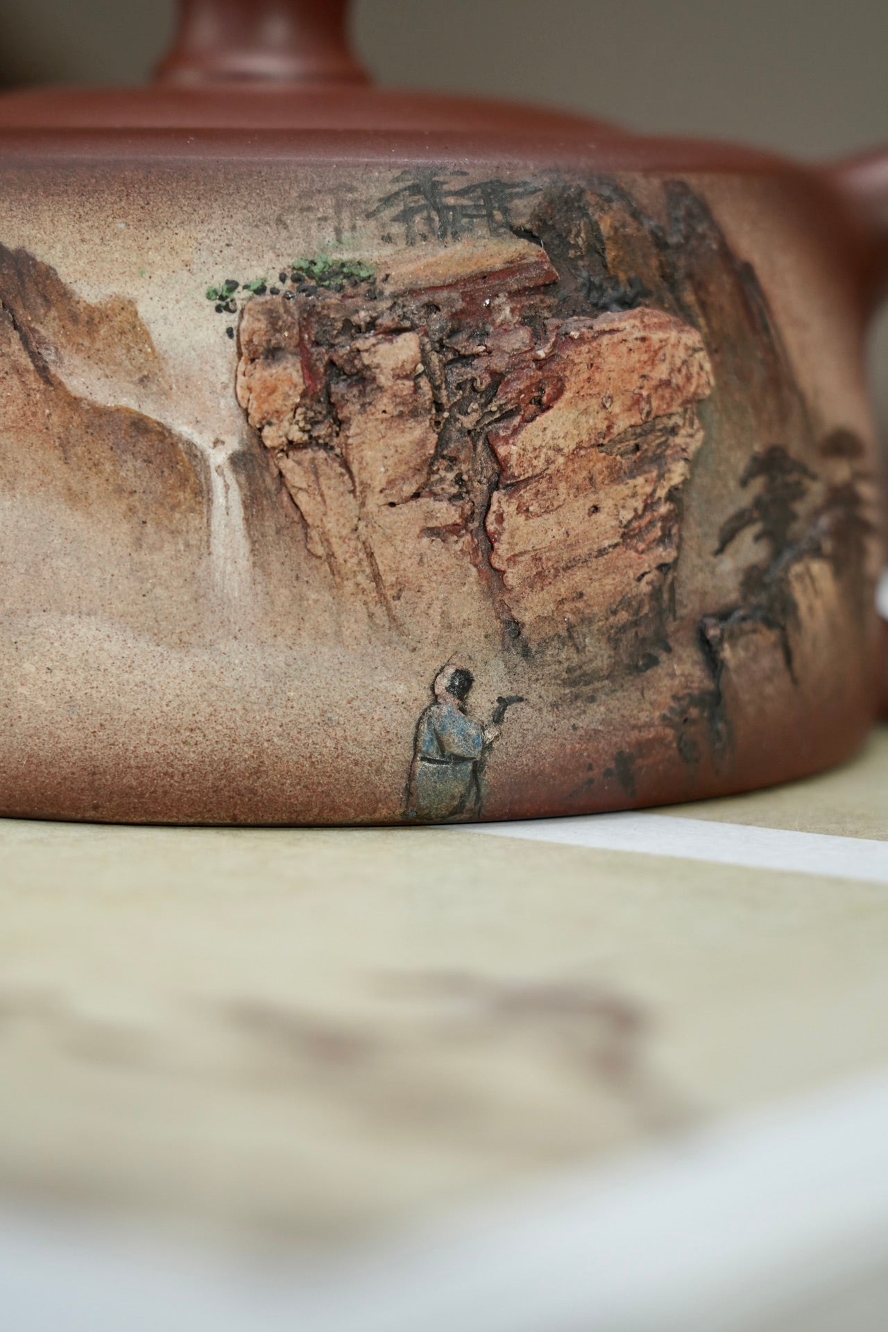 壶中观道·孤品珍藏 江建翔大师嫡传·杜益君扛鼎之作【天际壶】原矿极品底槽清·450cc - ZishaTeapotChina