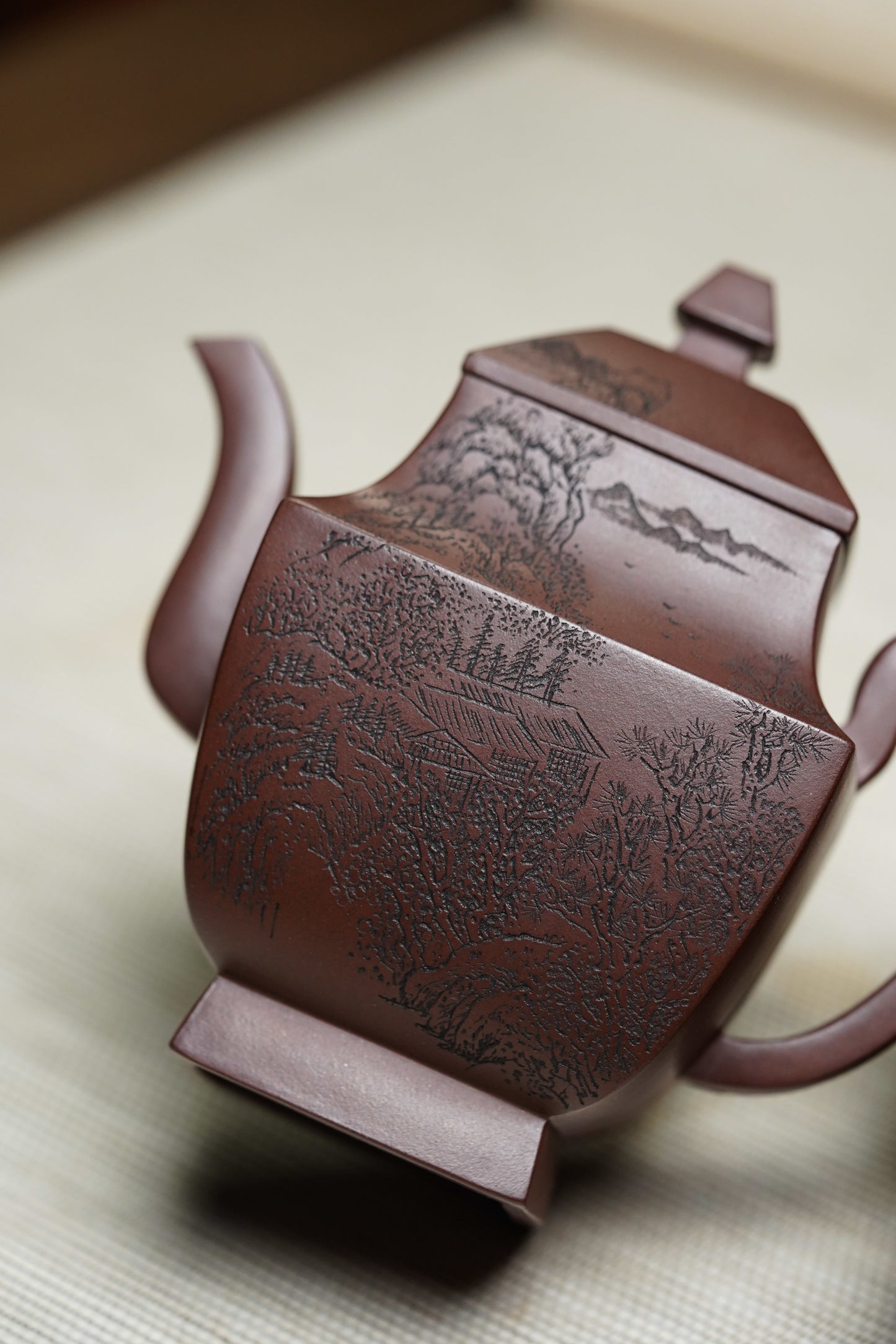 李昌鸿福利🧧紫砂泰斗传承·双国大师匠心之作【高瞻远漏壶】原矿优质紫泥·440cc