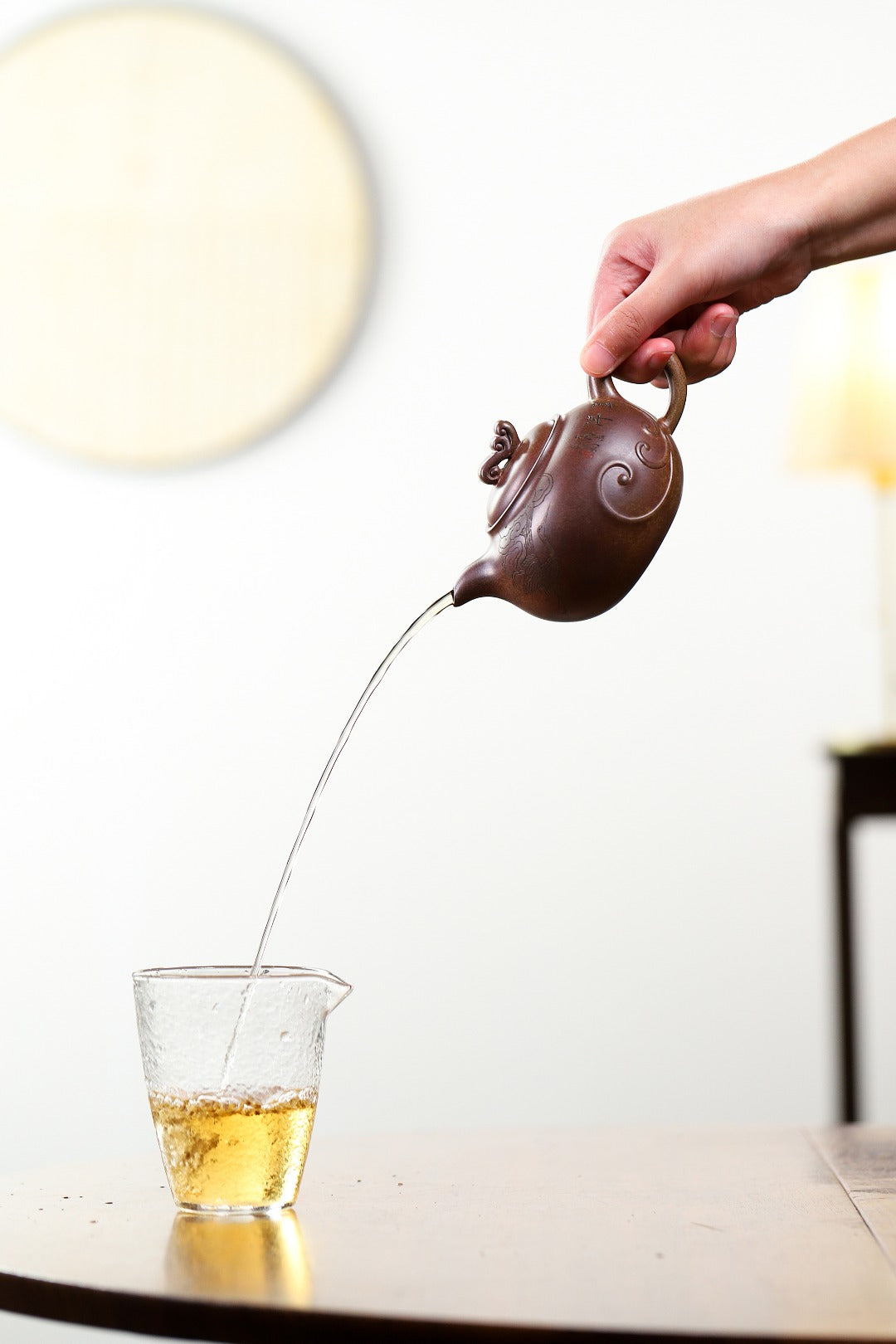 珍藏送礼级紫砂重器｜高级工艺美术师·许时娟 亲制【瑞鹤呈祥壶】原矿虎皮金砂· 270cc