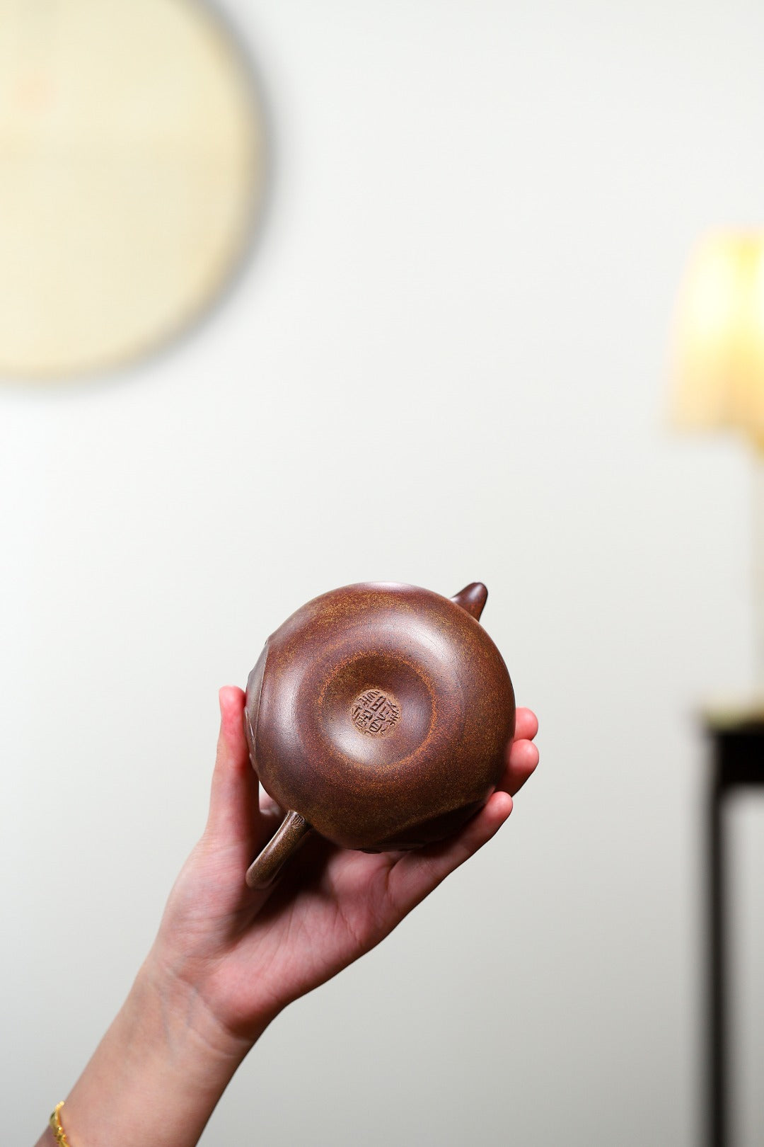 珍藏送礼级紫砂重器｜高级工艺美术师·许时娟 亲制【瑞鹤呈祥壶】原矿虎皮金砂· 270cc