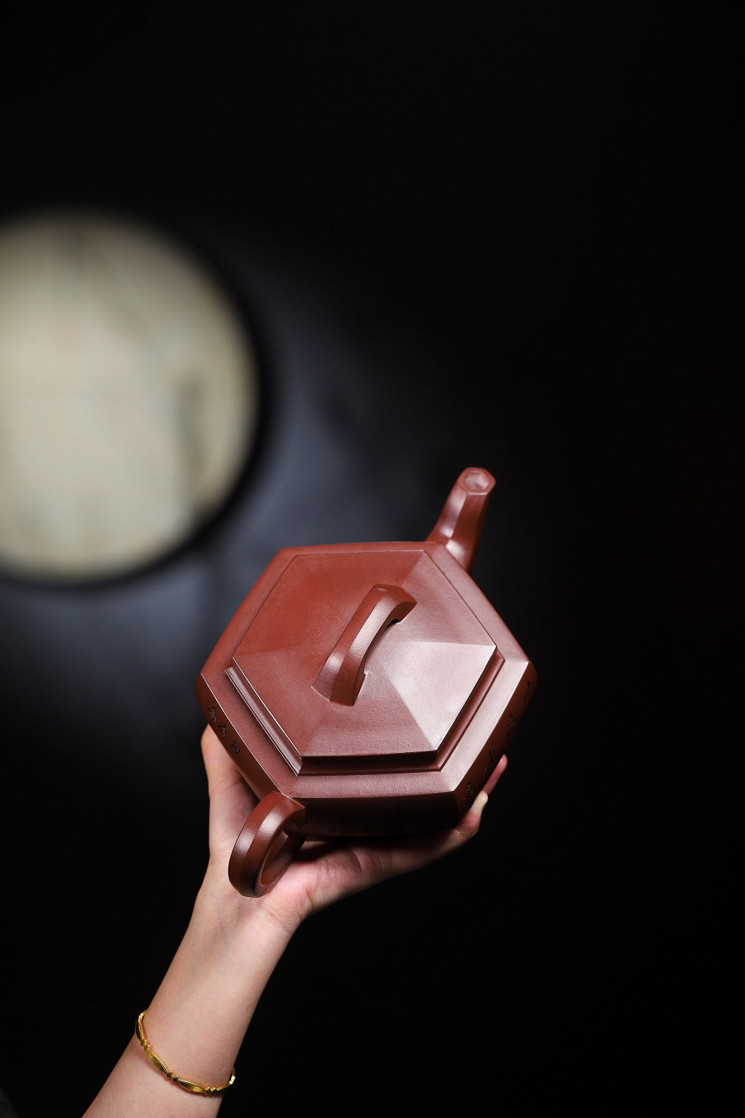珍藏送礼级紫砂重器｜高级工艺美术师·许时娟 亲制【观沧海壶】原矿优质老紫泥· 1000cc