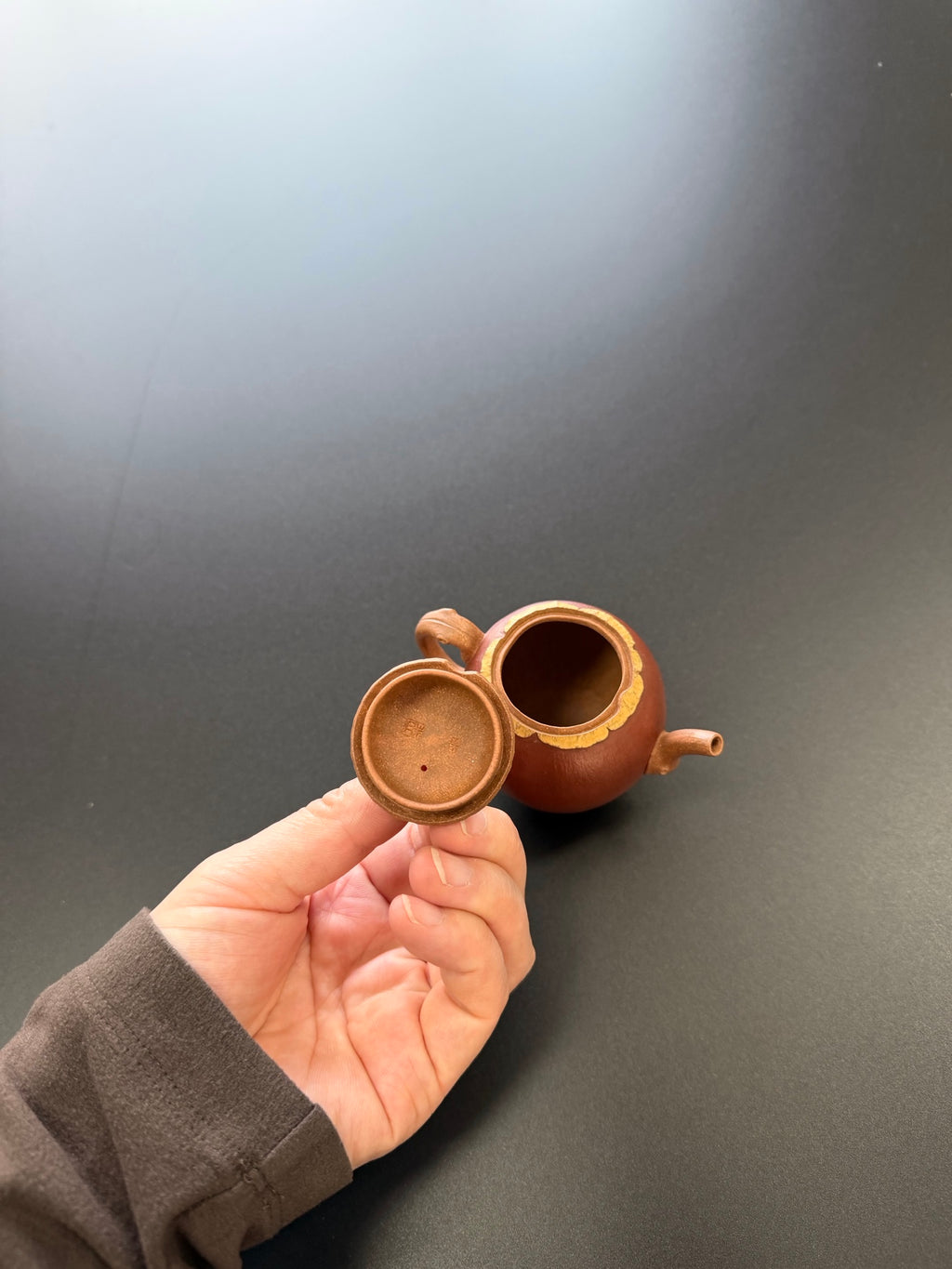 高柿·110cc 优质老段料 色泽油润 口盖粉浆灵动自然 型体高雅 寓意吉祥