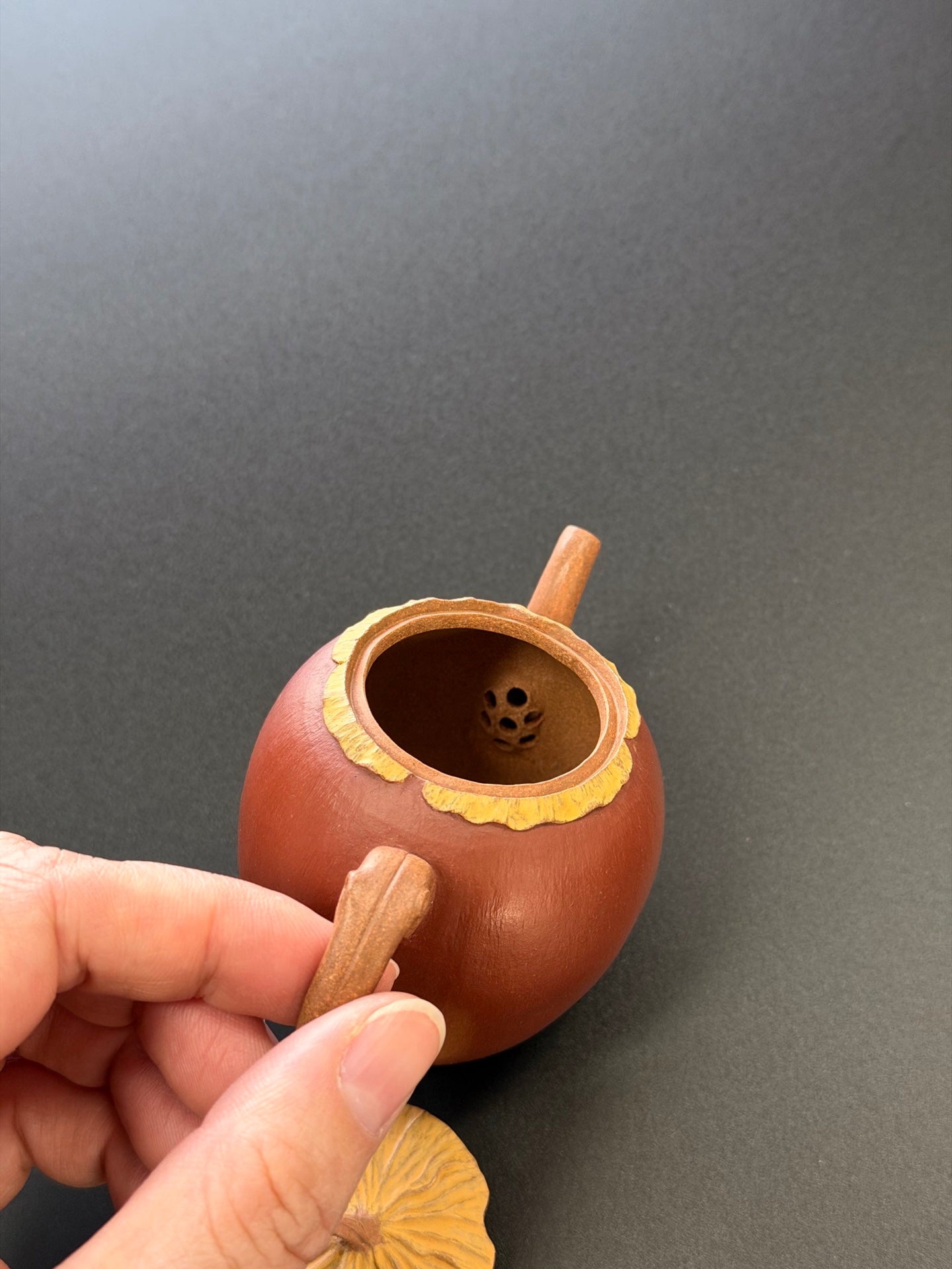 高柿·110cc 优质老段料 色泽油润 口盖粉浆灵动自然 型体高雅 寓意吉祥