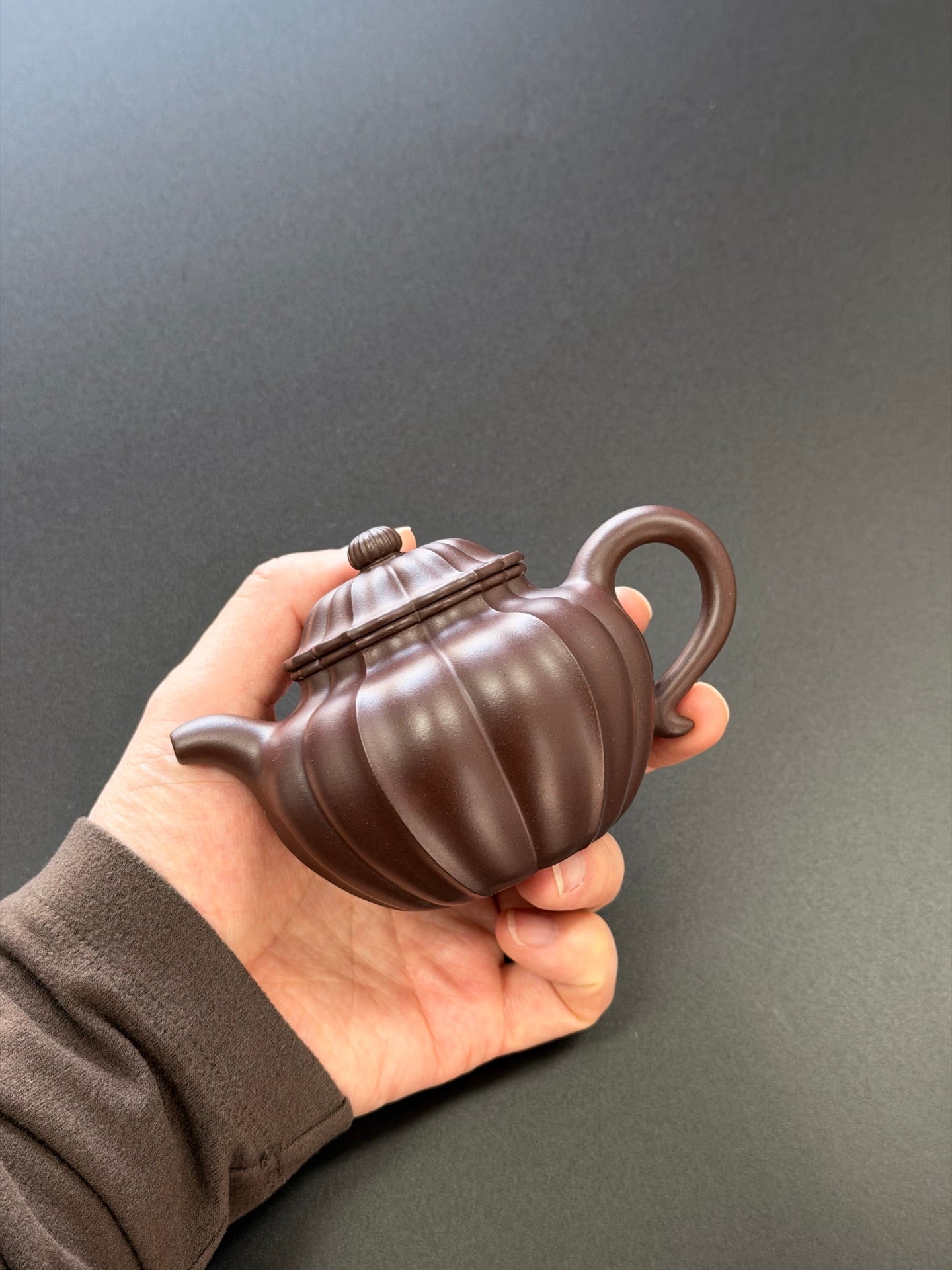 如意小莲子·筋纹精品·150cc 原矿顶级老紫料 正宗润泽