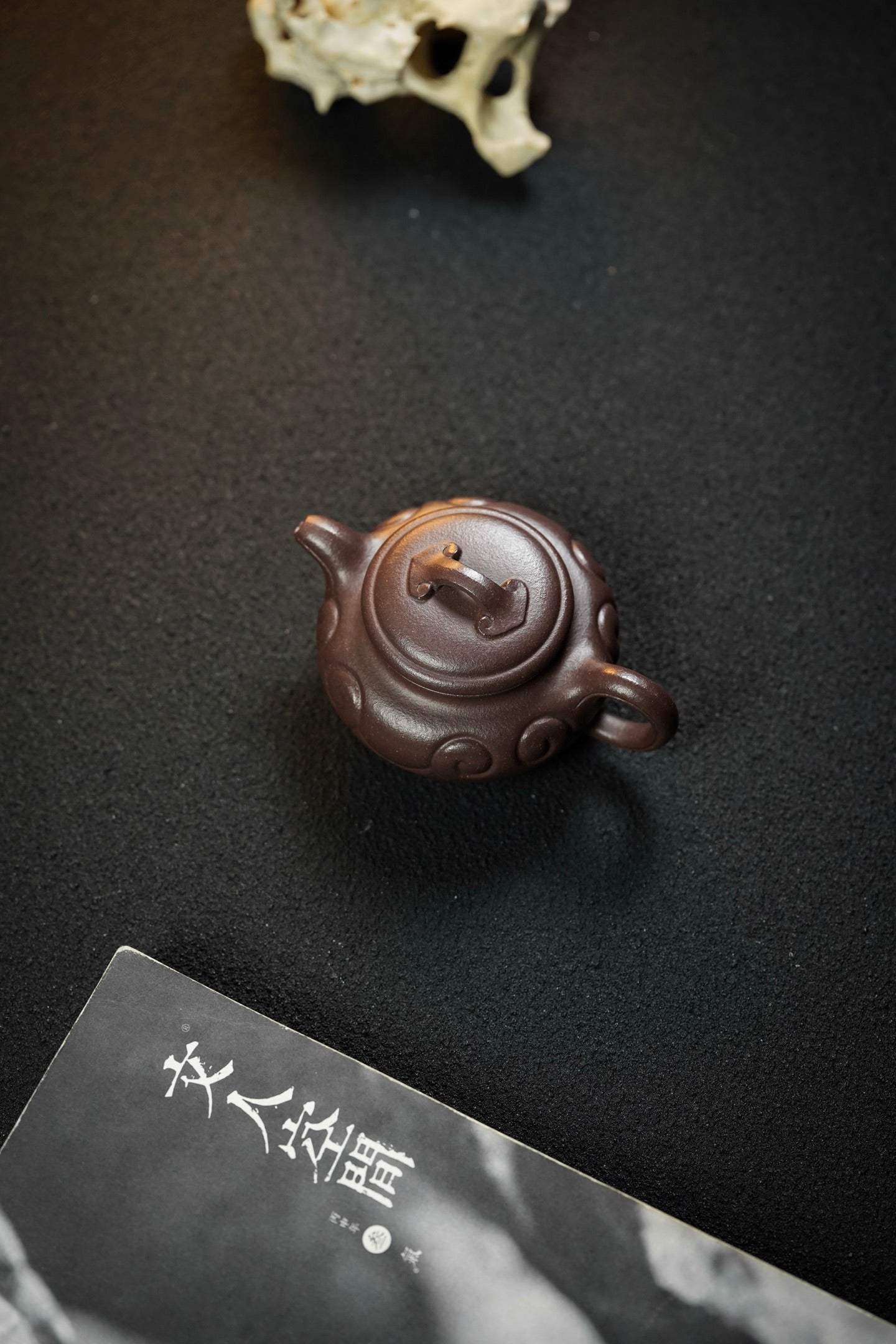 小仿古如意·慕古把玩·140cc 原矿老天青料 慕古润泽