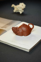 鼠钱『招财进宝』·轻胚精工·135cc 是壶亦是宠 极品红降坡