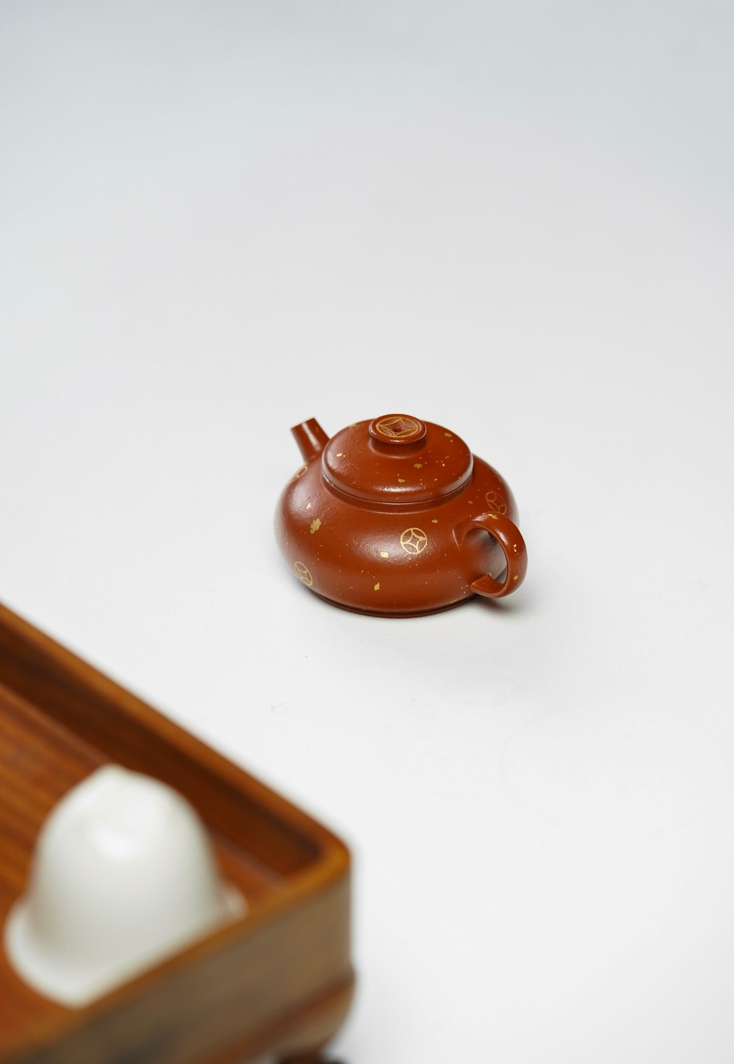 宝相·精工把玩·130cc 极品朱泥料 金砂隐现 效果出彩