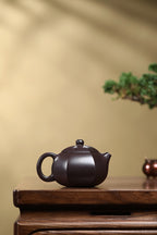 耿浩·方器臻藏 著名方器巨匠臻品·大拍17.6万《六方西施壶》原矿极品老紫泥·220cc