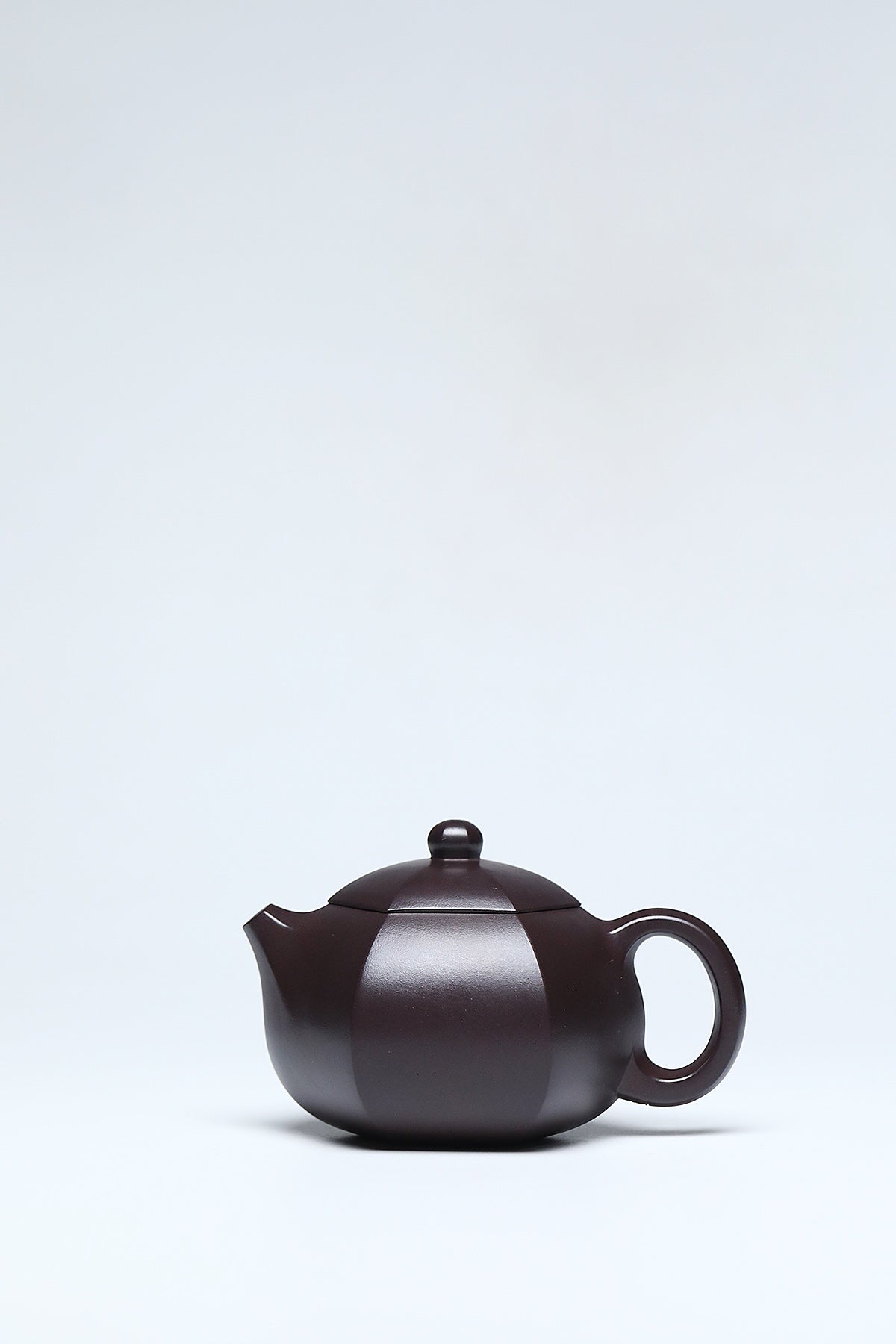 耿浩·方器臻藏 著名方器巨匠臻品·大拍17.6万《六方西施壶》原矿极品老紫泥·220cc