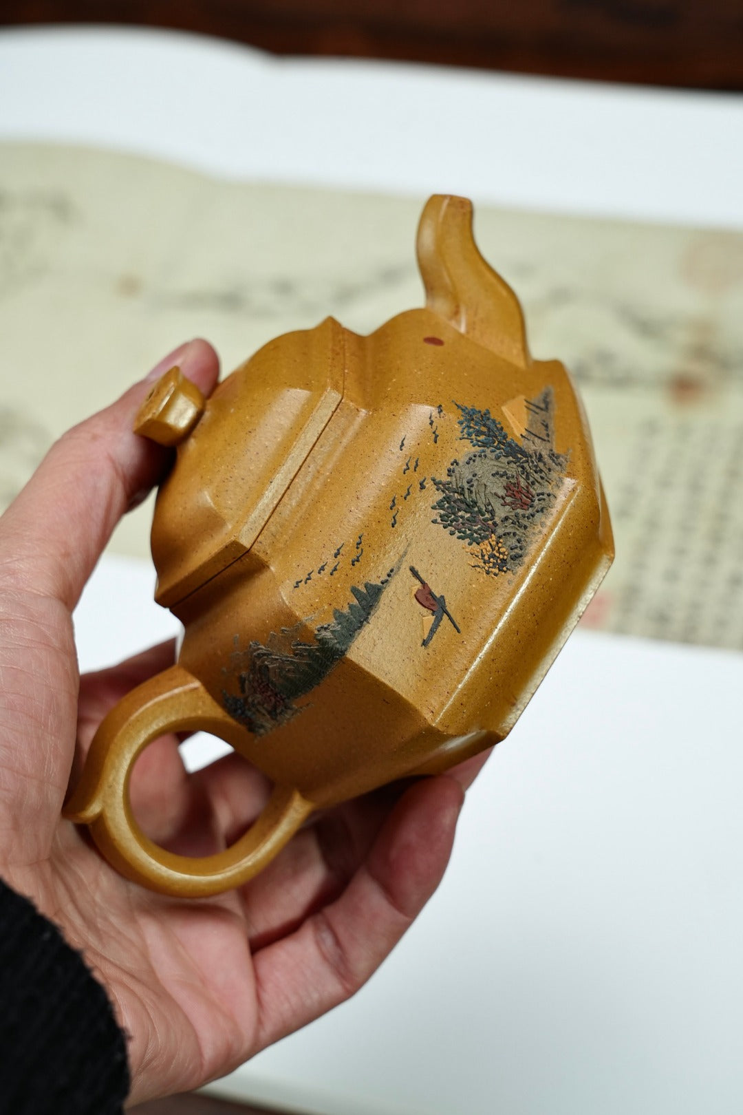 全国陶瓷行业技术能手·耿浩·亲制《合泉壶》原矿极品黄金段泥·230cc