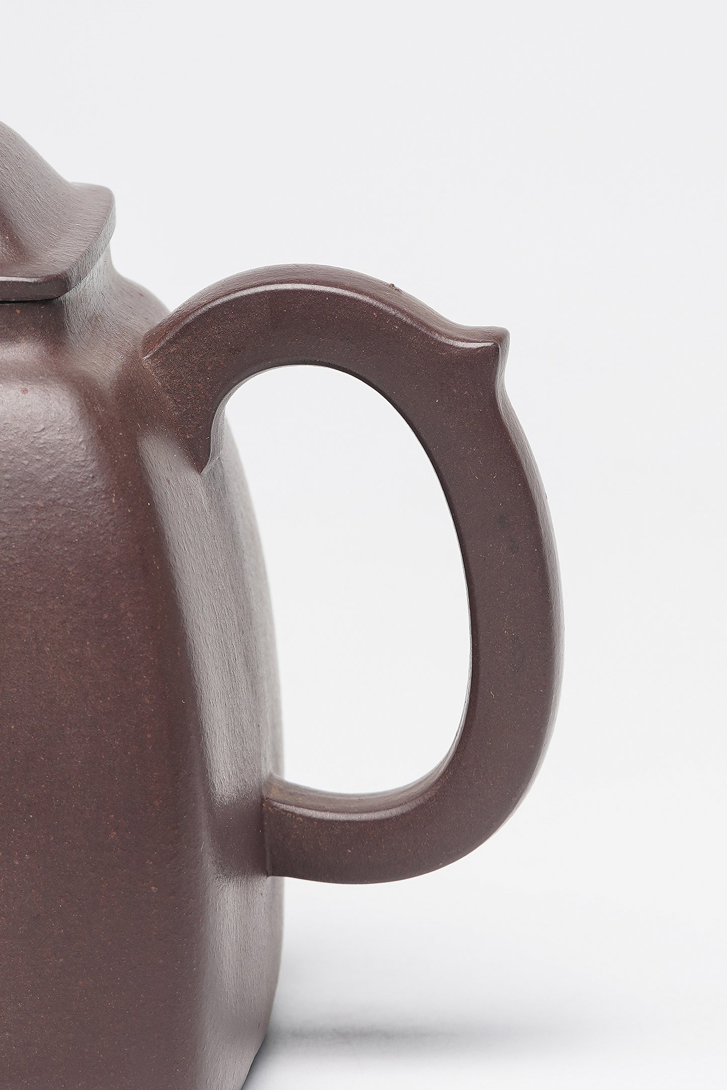 储立之大师 | 中国陶瓷艺术终身成就奖获得者重器【四方宫灯壶】原矿极品紫泥·260cc