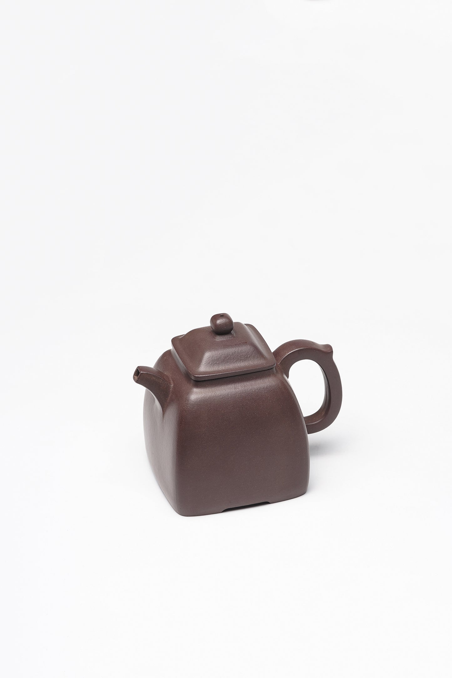 储立之大师 | 中国陶瓷艺术终身成就奖获得者重器【四方宫灯壶】原矿极品紫泥·260cc