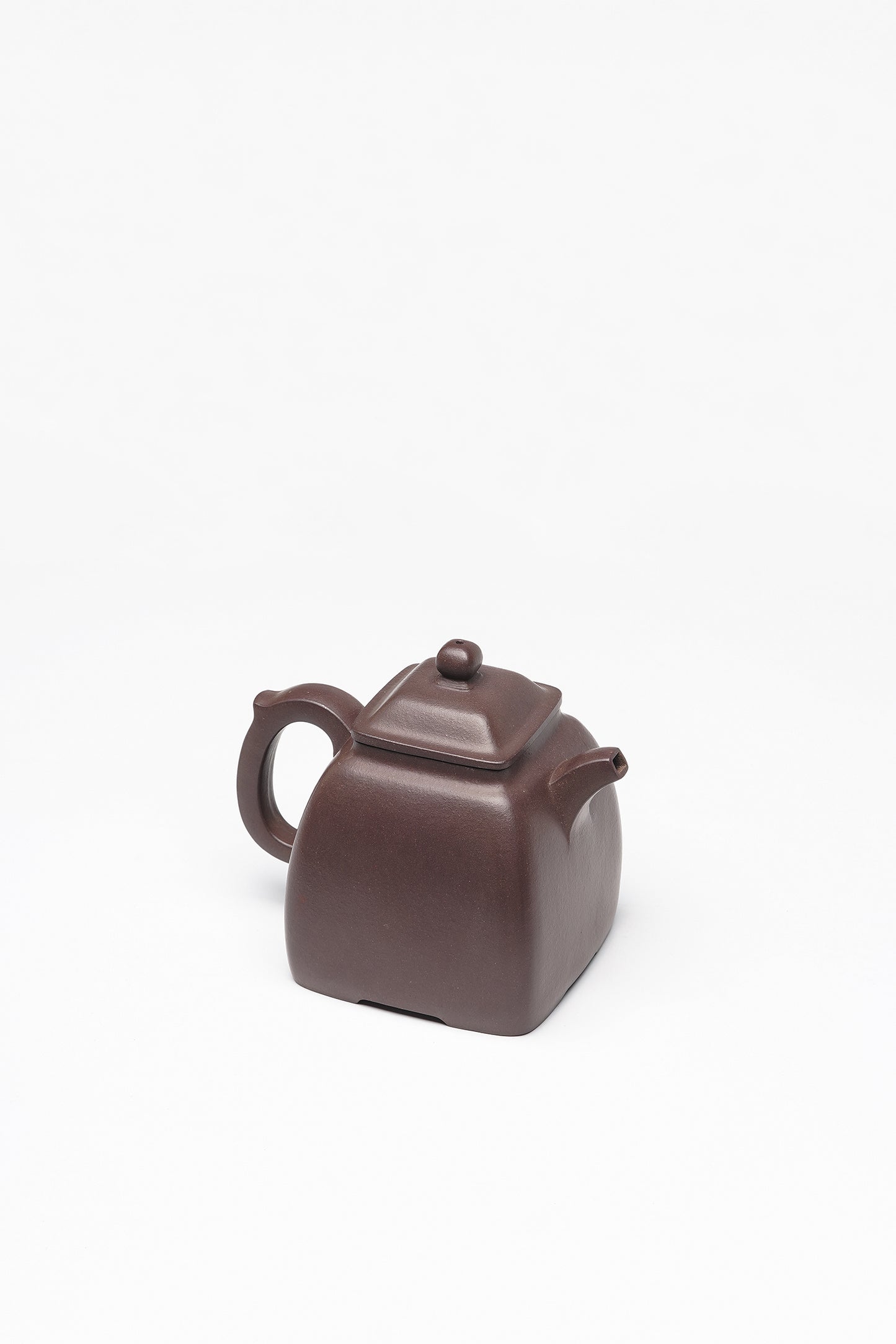 储立之大师 | 中国陶瓷艺术终身成就奖获得者重器【四方宫灯壶】原矿极品紫泥·260cc