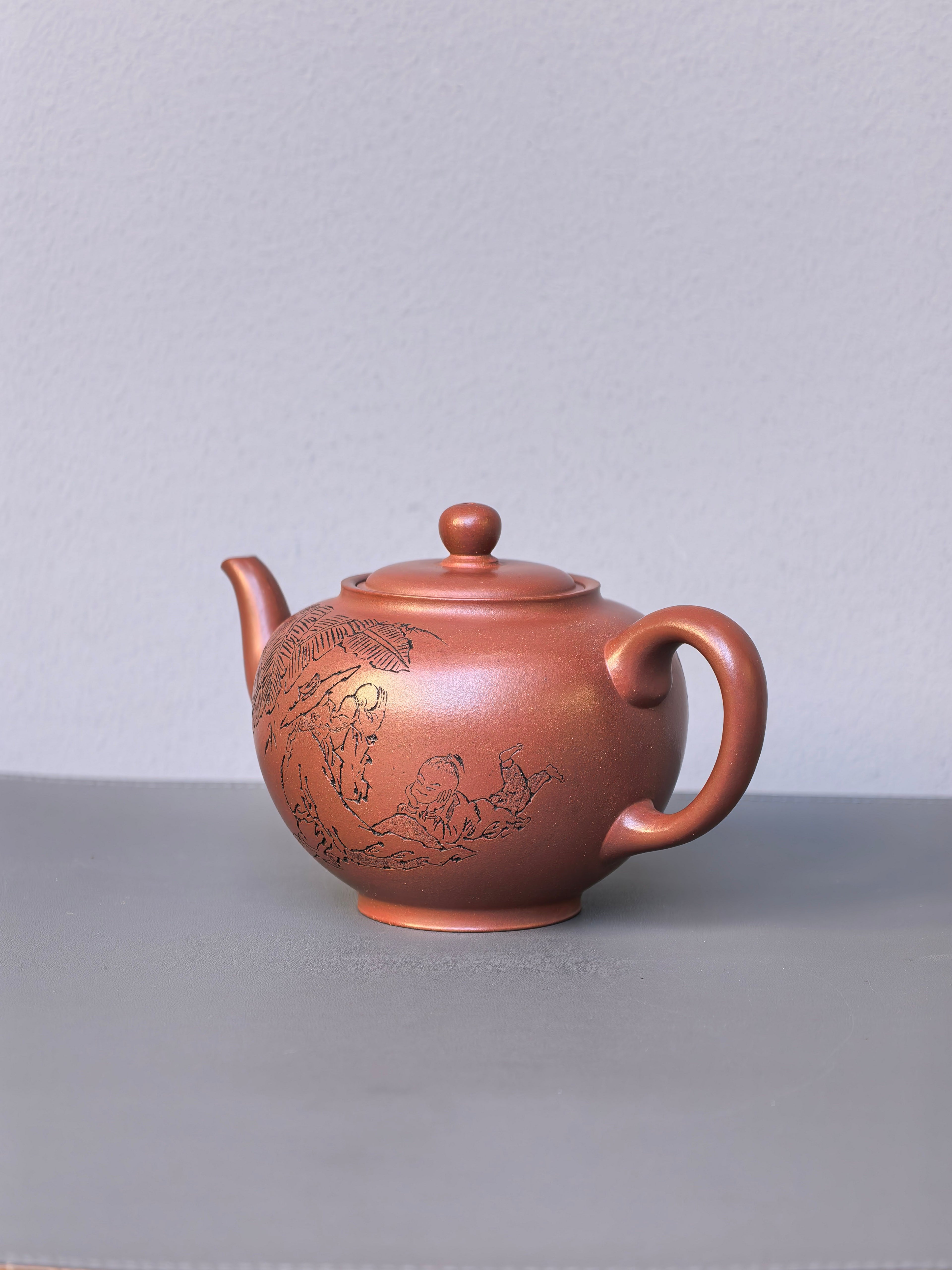 李昌鸿福利🧧紫砂泰斗传承·双国大师匠心之作【景舟点犀壶】原矿优质底槽清·525cc