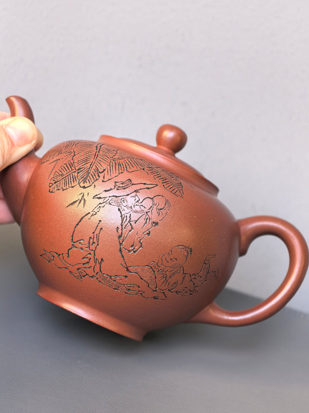 李昌鸿福利🧧紫砂泰斗传承·双国大师匠心之作【景舟点犀壶】原矿优质底槽清·525cc - ZishaTeapotChina