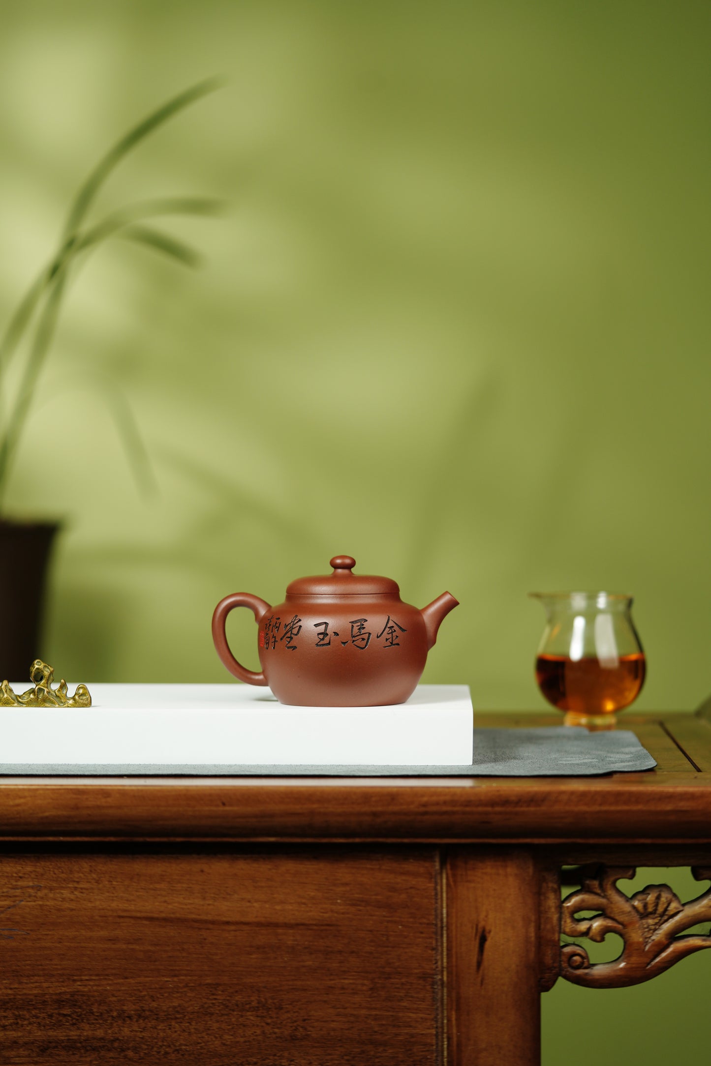 杨喜雨🐴马年新品【中华神刀·刀笔传魂】紫砂界陶刻圣手艺术臻品《云钟壶》原矿极品底槽清·230cc