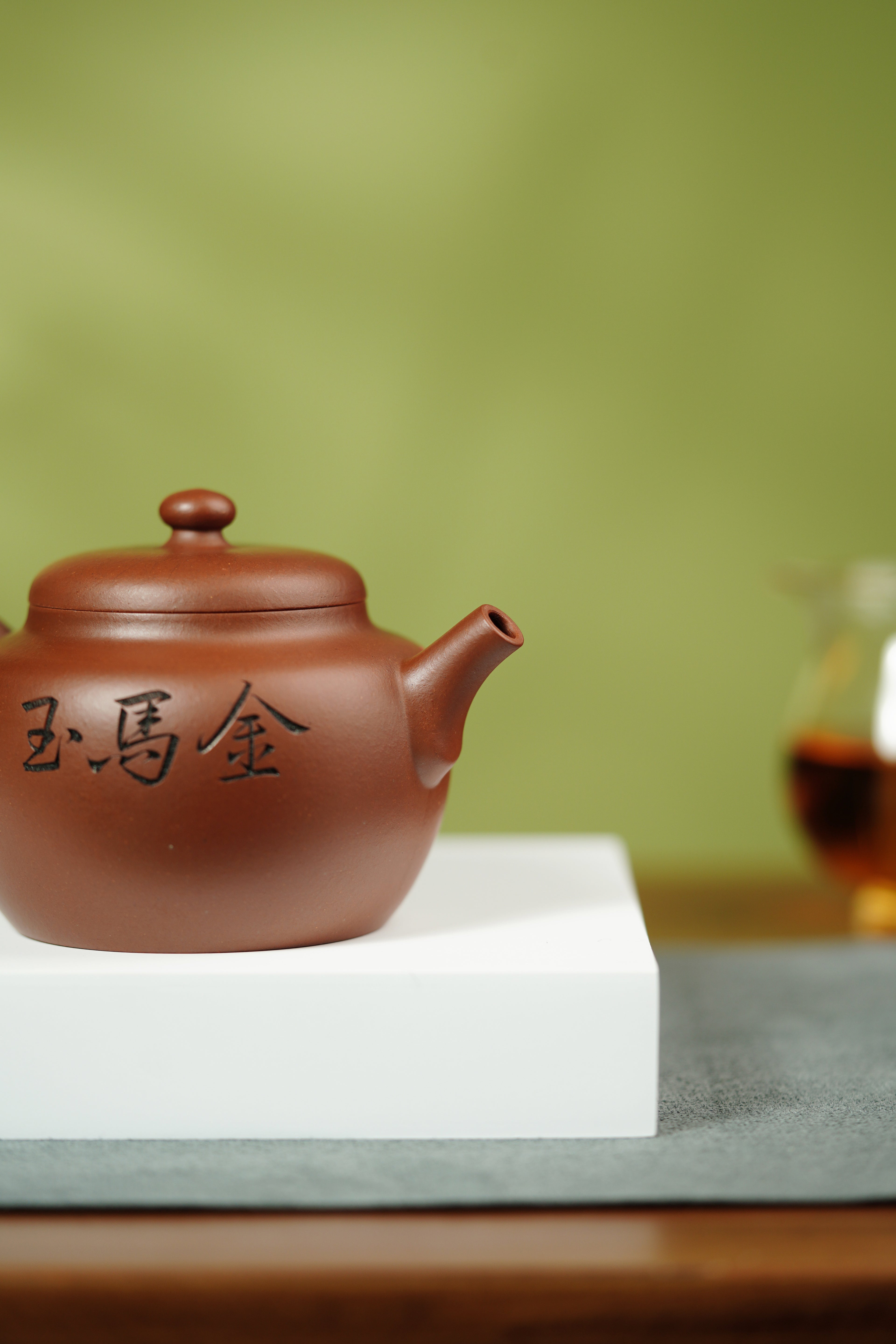 杨喜雨🐴马年新品【中华神刀·刀笔传魂】紫砂界陶刻圣手艺术臻品《云钟壶》原矿极品底槽清·230cc