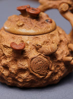 范泽锋高徒·省大师邱爽紫砂潜力重器· 拍卖18.5万同系列【鼠来宝供春壶】原矿极品黄金段泥·130cc 小品