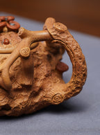 范泽锋高徒·省大师邱爽紫砂潜力重器· 拍卖18.5万同系列【鼠来宝供春壶】原矿极品黄金段泥·130cc 小品