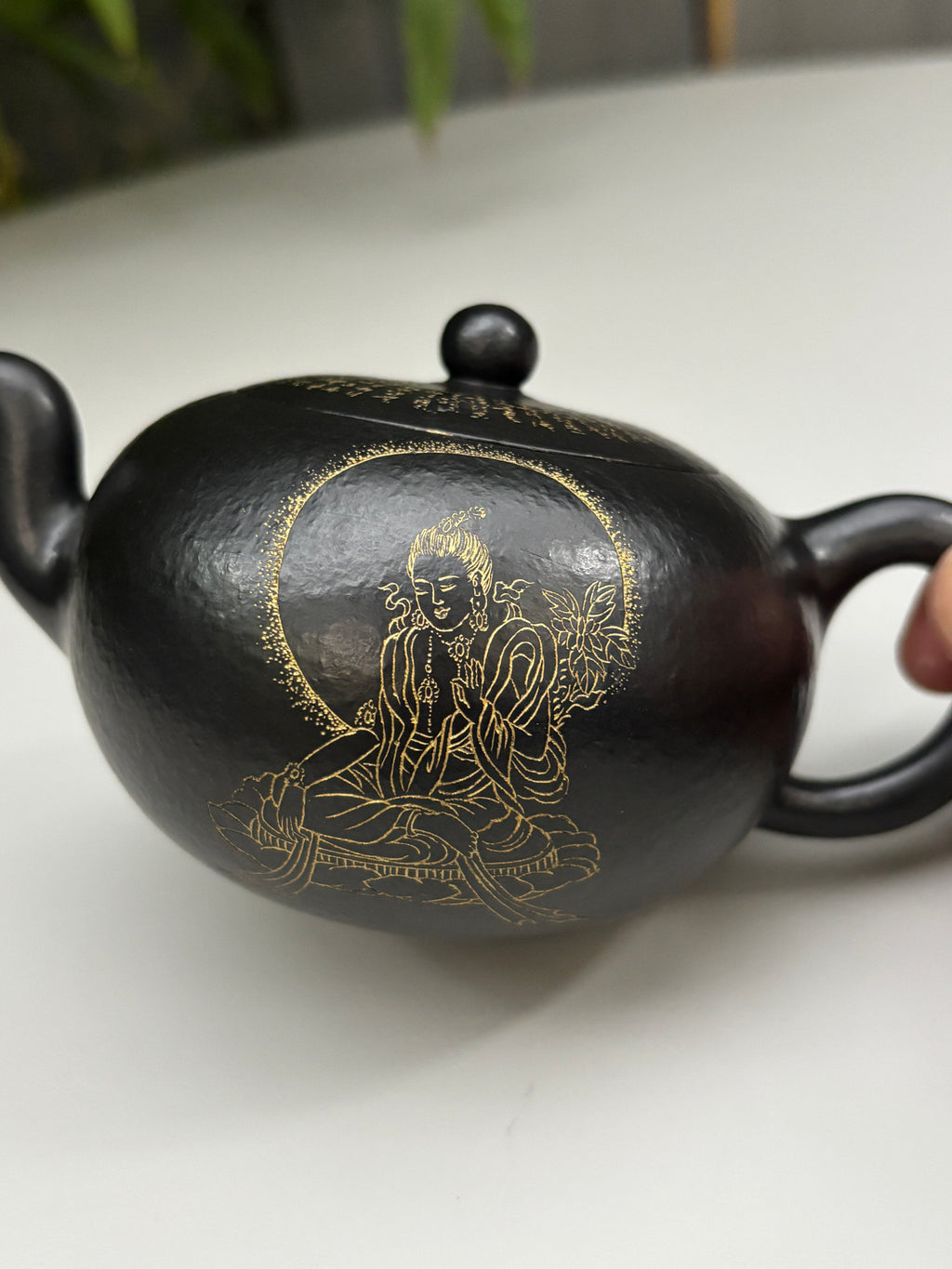 禅意心经·一器传世｜郑求标大师心经至尊藏品·双心经《一粒珠》原矿极品朱泥还原烧 230cc