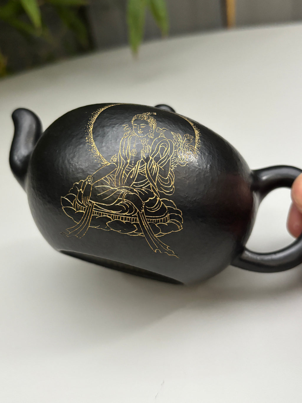 禅意心经·一器传世｜郑求标大师心经至尊藏品·双心经《一粒珠》原矿极品朱泥还原烧 230cc