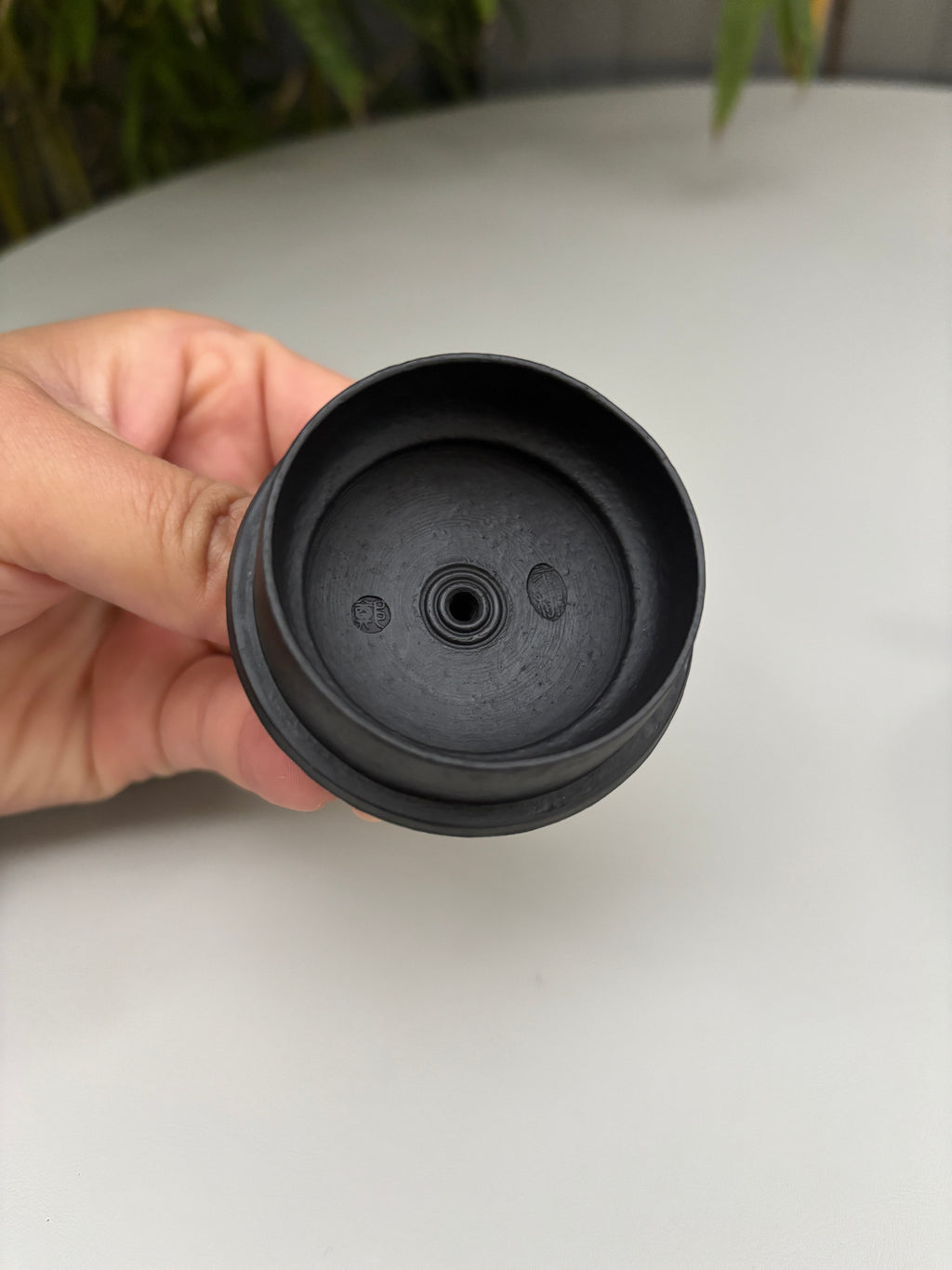 禅意心经·一器传世｜郑求标大师心经至尊藏品·双心经《一粒珠》原矿极品朱泥还原烧 230cc