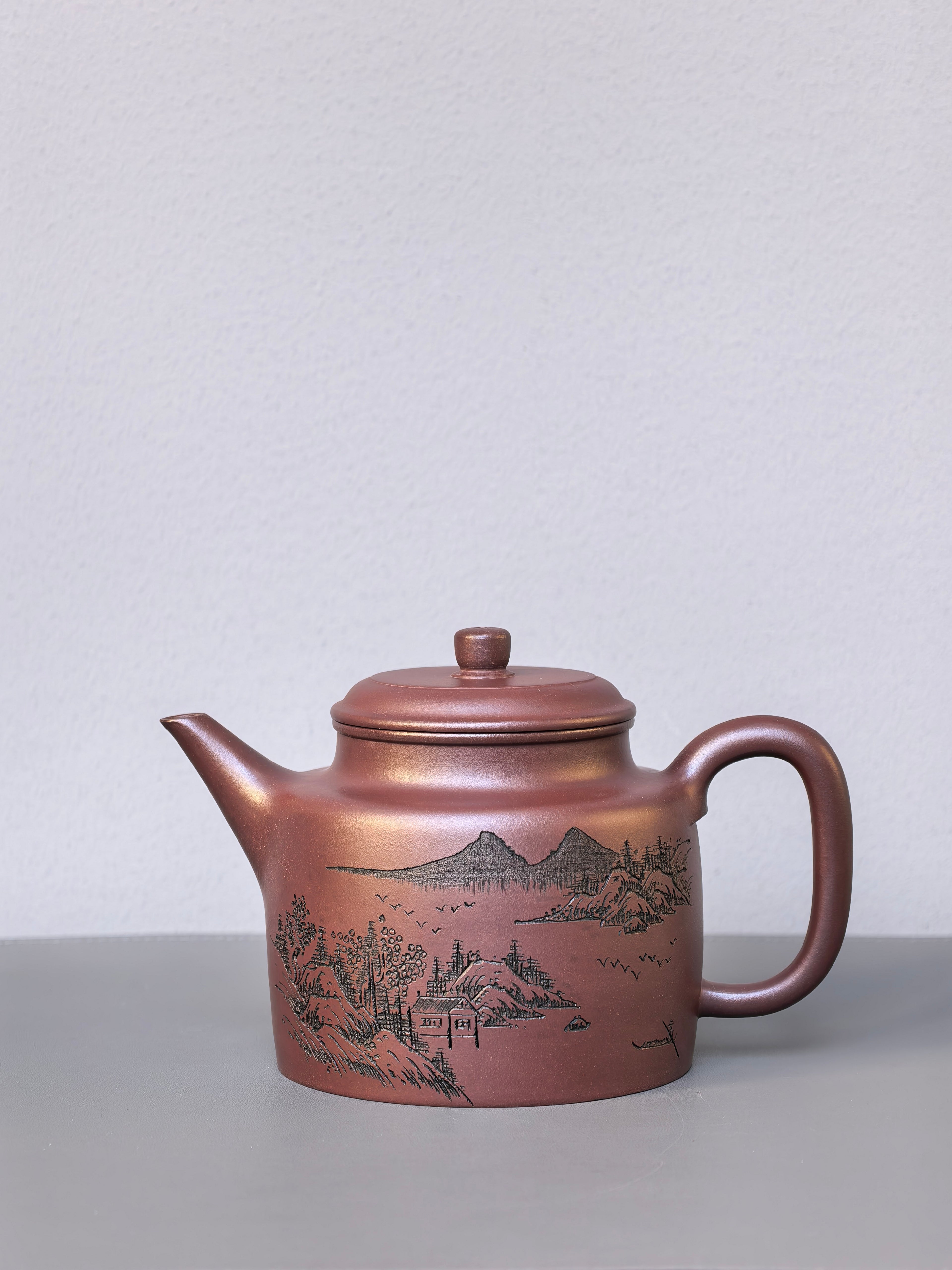 李昌鸿臻品福利🧧紫砂泰斗传承·双国大师匠心之作【高德钟壶】原矿优质紫茄泥·800cc