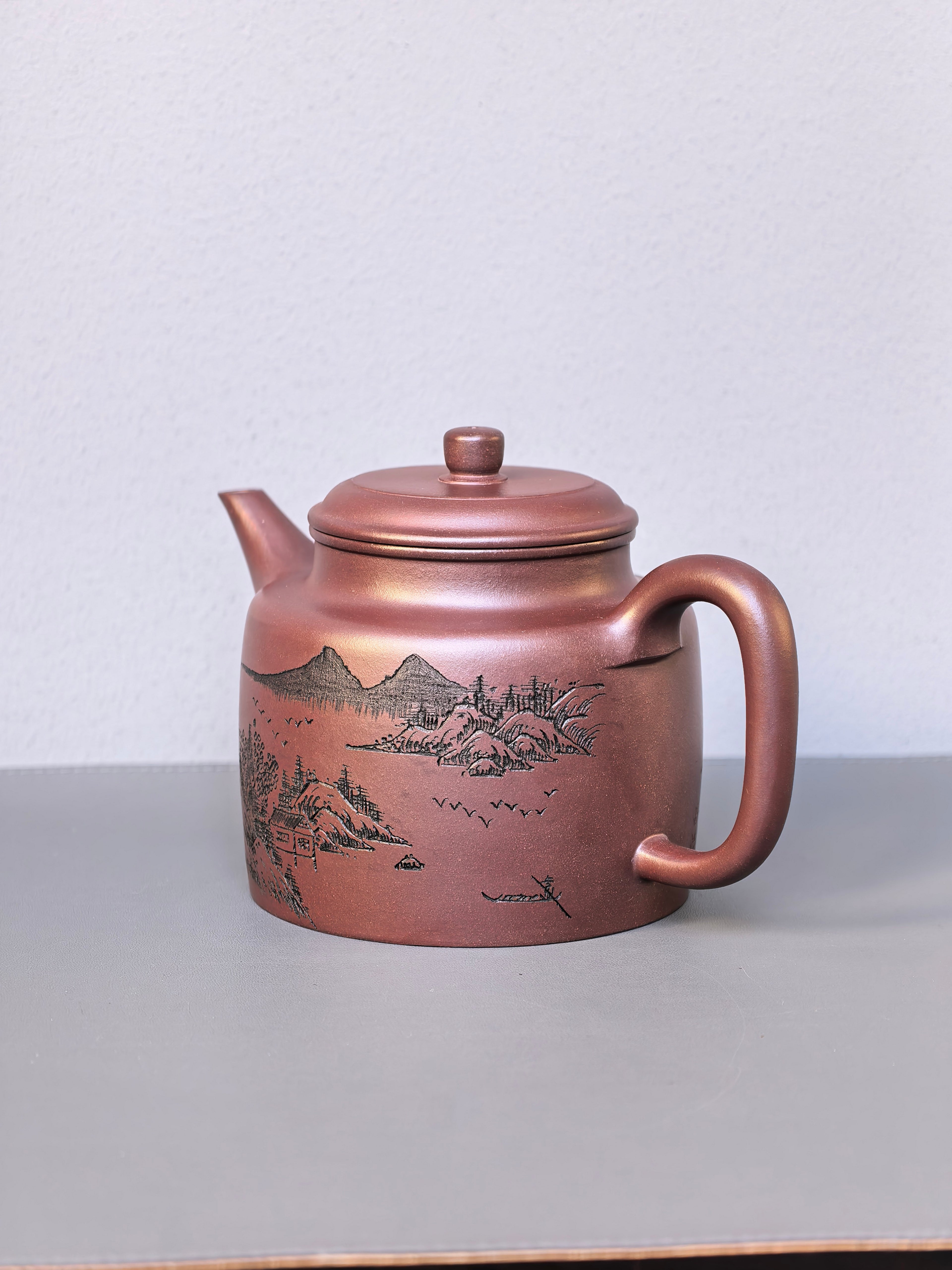 李昌鸿臻品福利🧧紫砂泰斗传承·双国大师匠心之作【高德钟壶】原矿优质紫茄泥·800cc