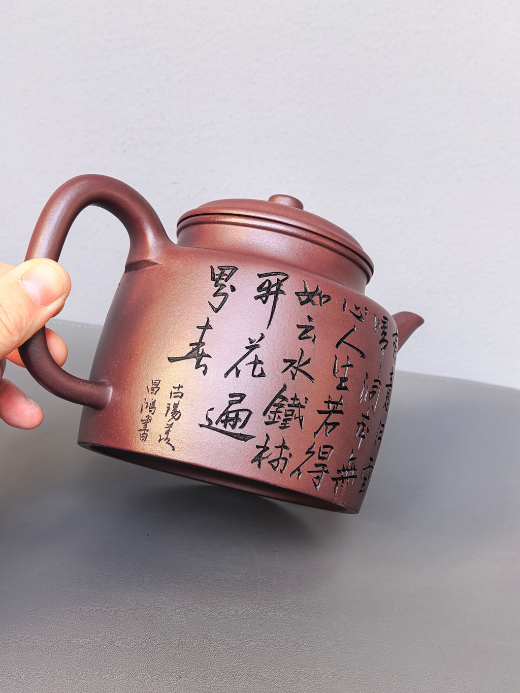 李昌鸿臻品福利🧧紫砂泰斗传承·双国大师匠心之作【高德钟壶】原矿优质紫茄泥·800cc