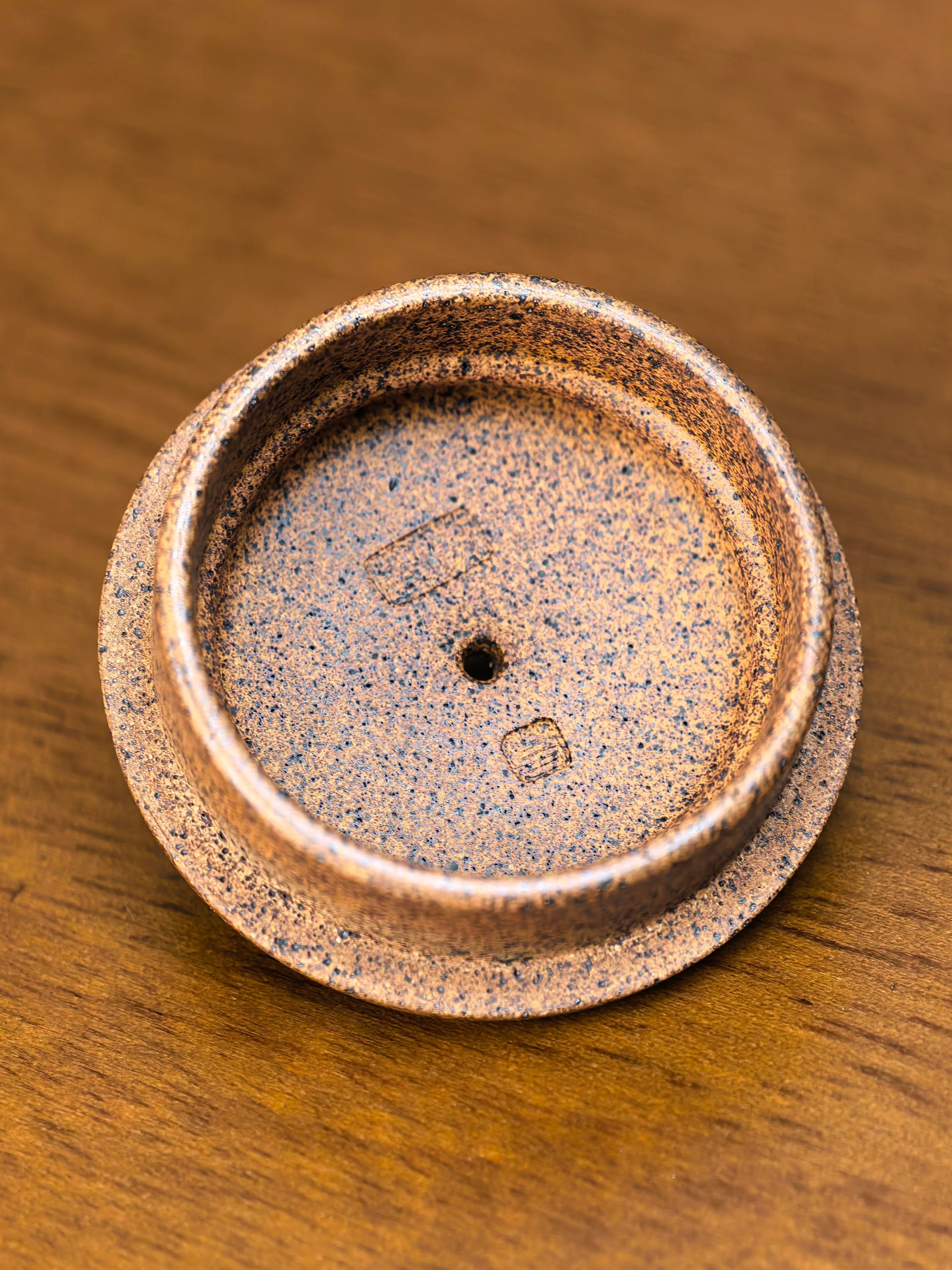 范泽锋嫡传·省大师邱爽紫砂潜力重器【子冶石瓢壶】原矿优质龙骨金砂·380cc