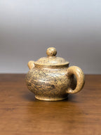 范泽锋嫡传·省大师邱爽紫砂潜力重器【道洪掇只壶】原矿优质本山绿泥柴烧·300cc