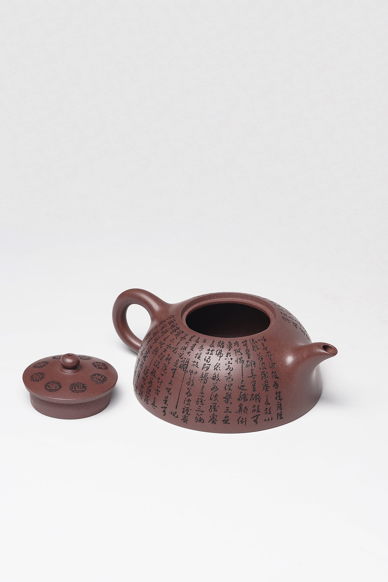 郑求标大师心经至尊藏品·大拍9万+金奖+馆藏《心经半月壶》原矿极品底槽清·320cc