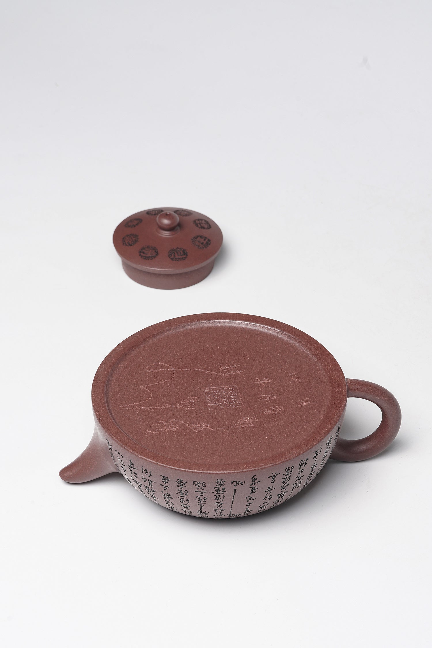 郑求标大师心经至尊藏品·大拍9万+金奖+馆藏《心经半月壶》原矿极品底槽清·320cc