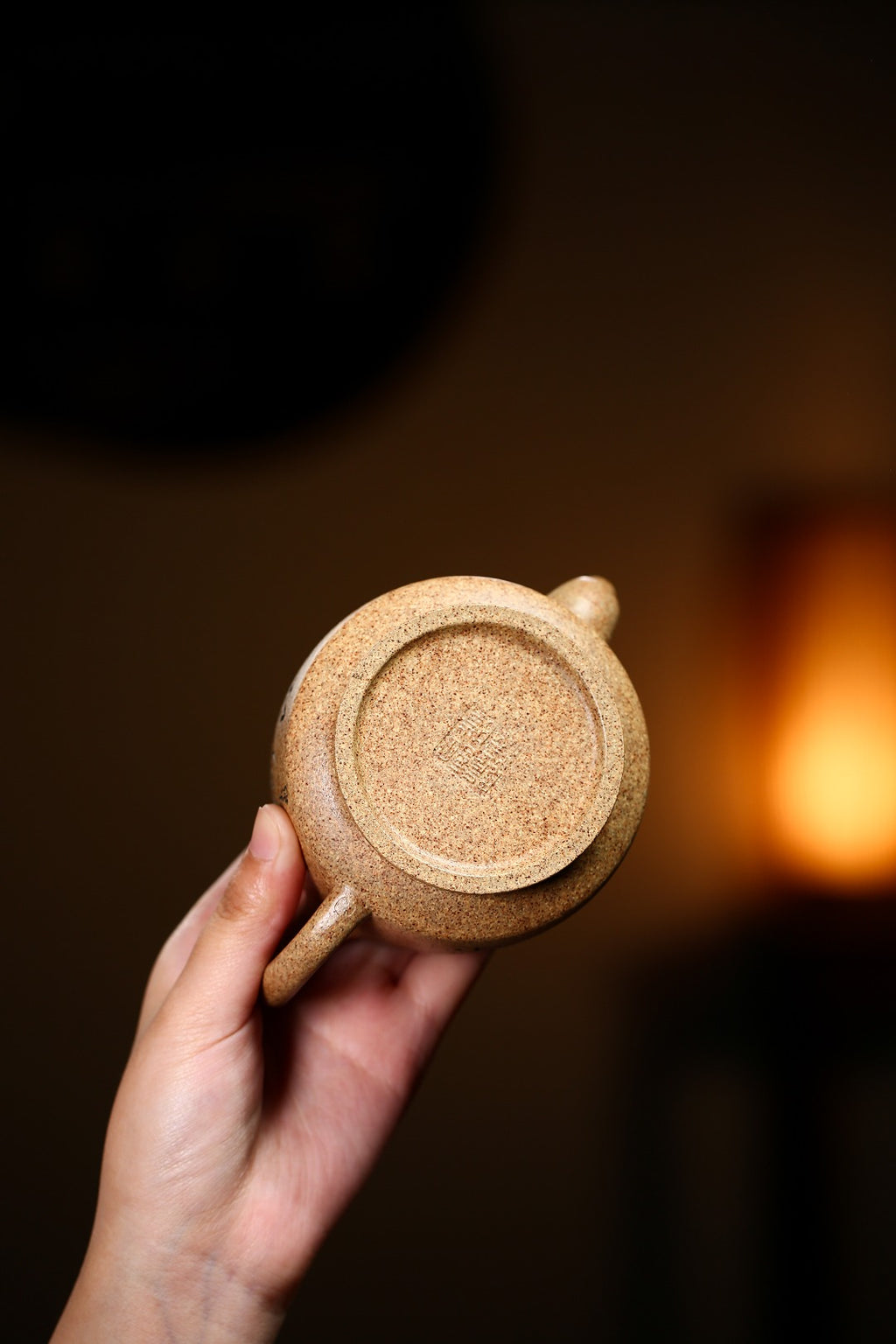珍藏送礼级紫砂重器｜高级工艺美术师·许时娟 亲制【风韵壶】原矿冷月金砂 220cc